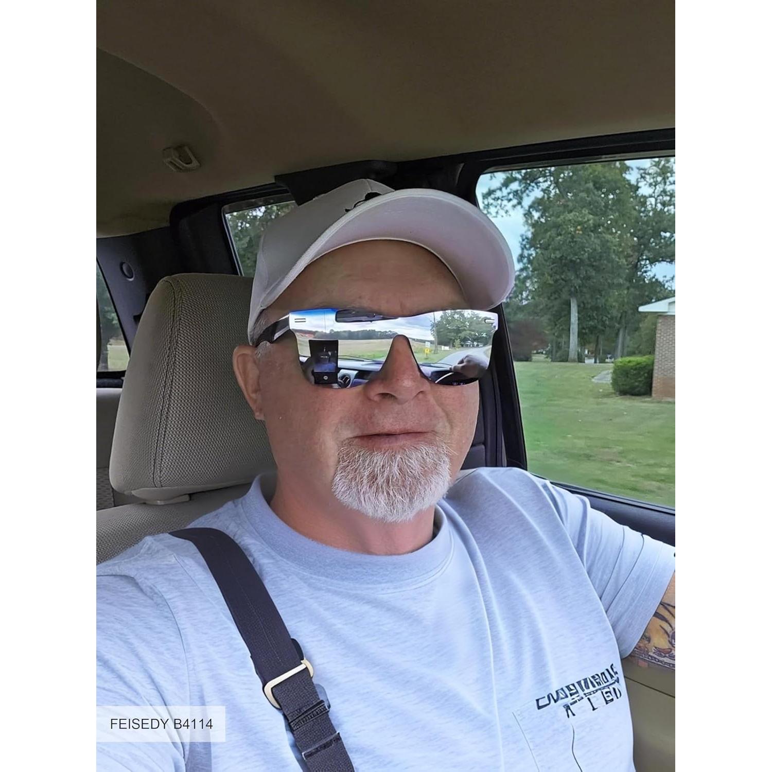 Gafas de Sol Espejadas FEISEDY B4114 UV400 Unisex