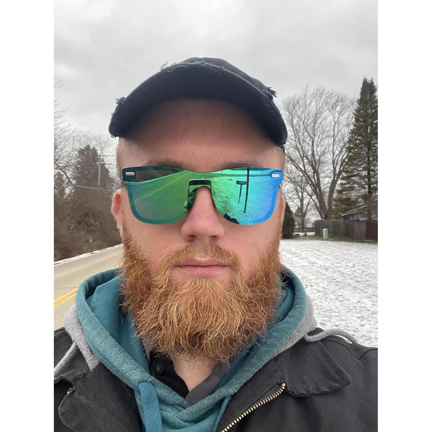 Gafas de Sol Espejadas FEISEDY B4114 UV400 Unisex