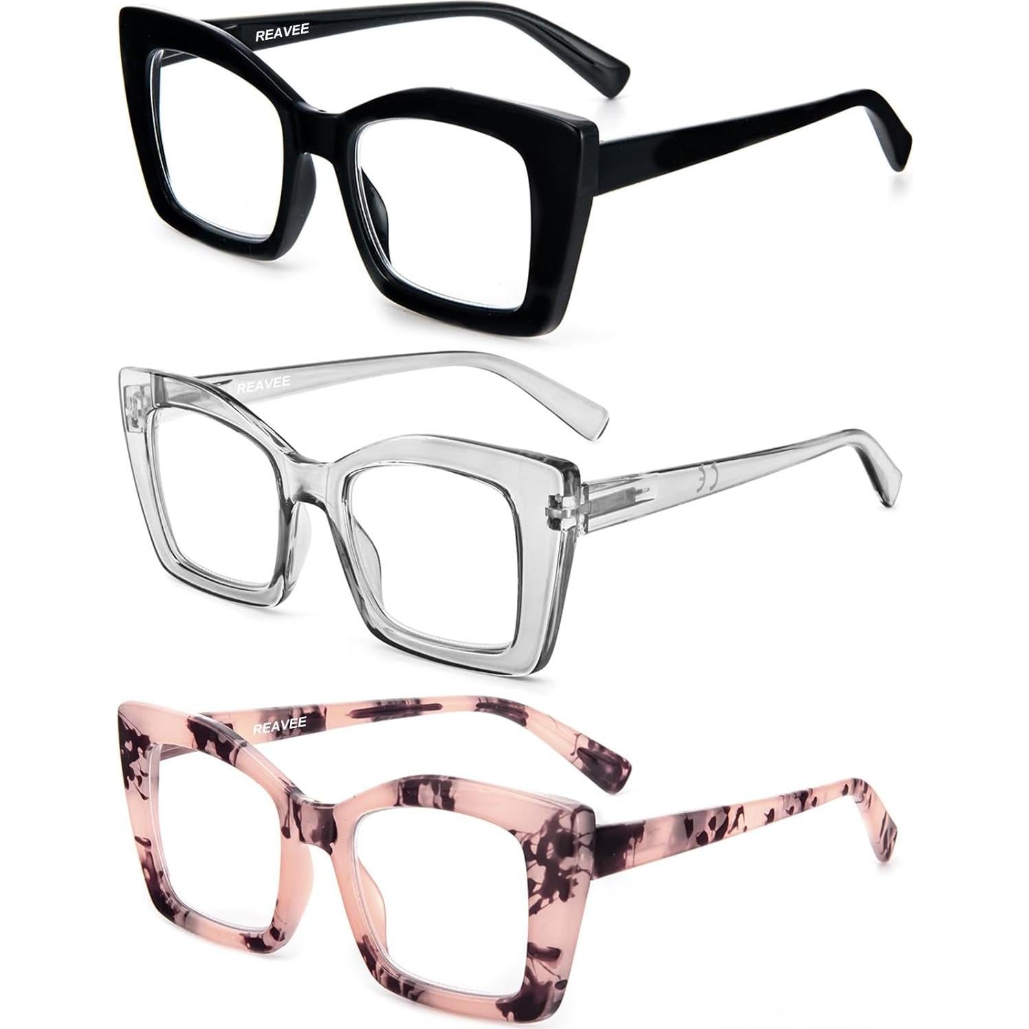 Gafas de Lectura REAVEE Estilo Oprah Anti Luz Azul 50mm