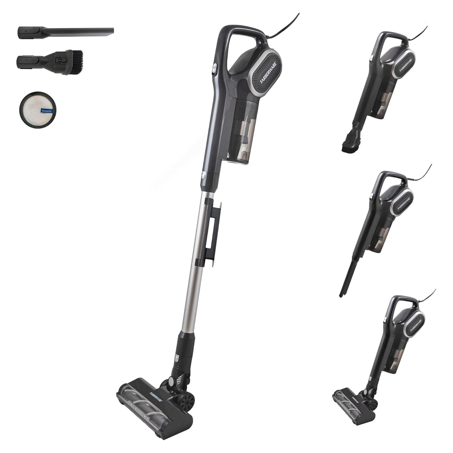 Aspiradora de palo Farberware Clásica 700W con cepillo iluminado