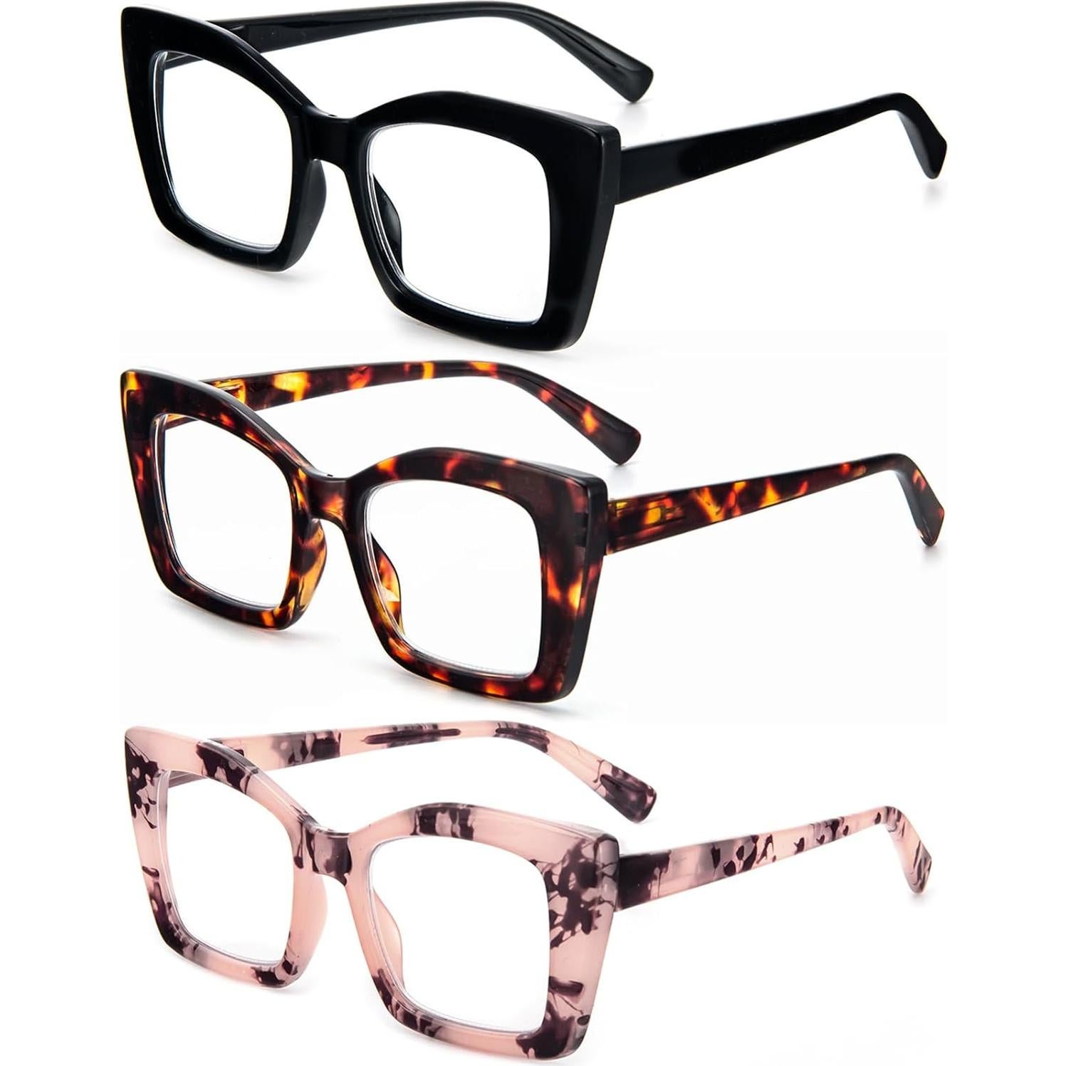 Gafas de Lectura REAVEE 2.5x Anti Luz Azul Estilo Oprah