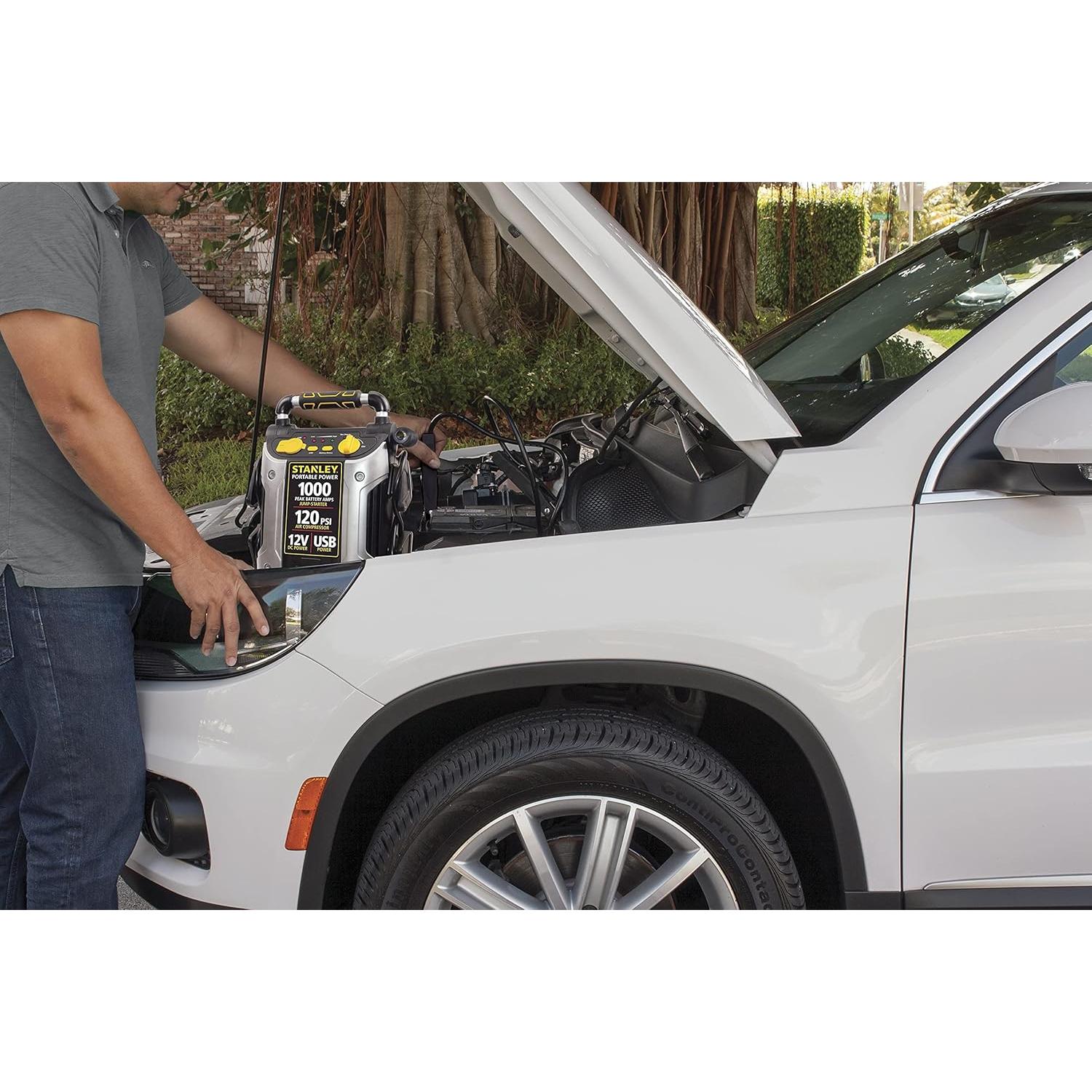 Arrancador de Batería STANLEY J5C09 1000A Compresor USB