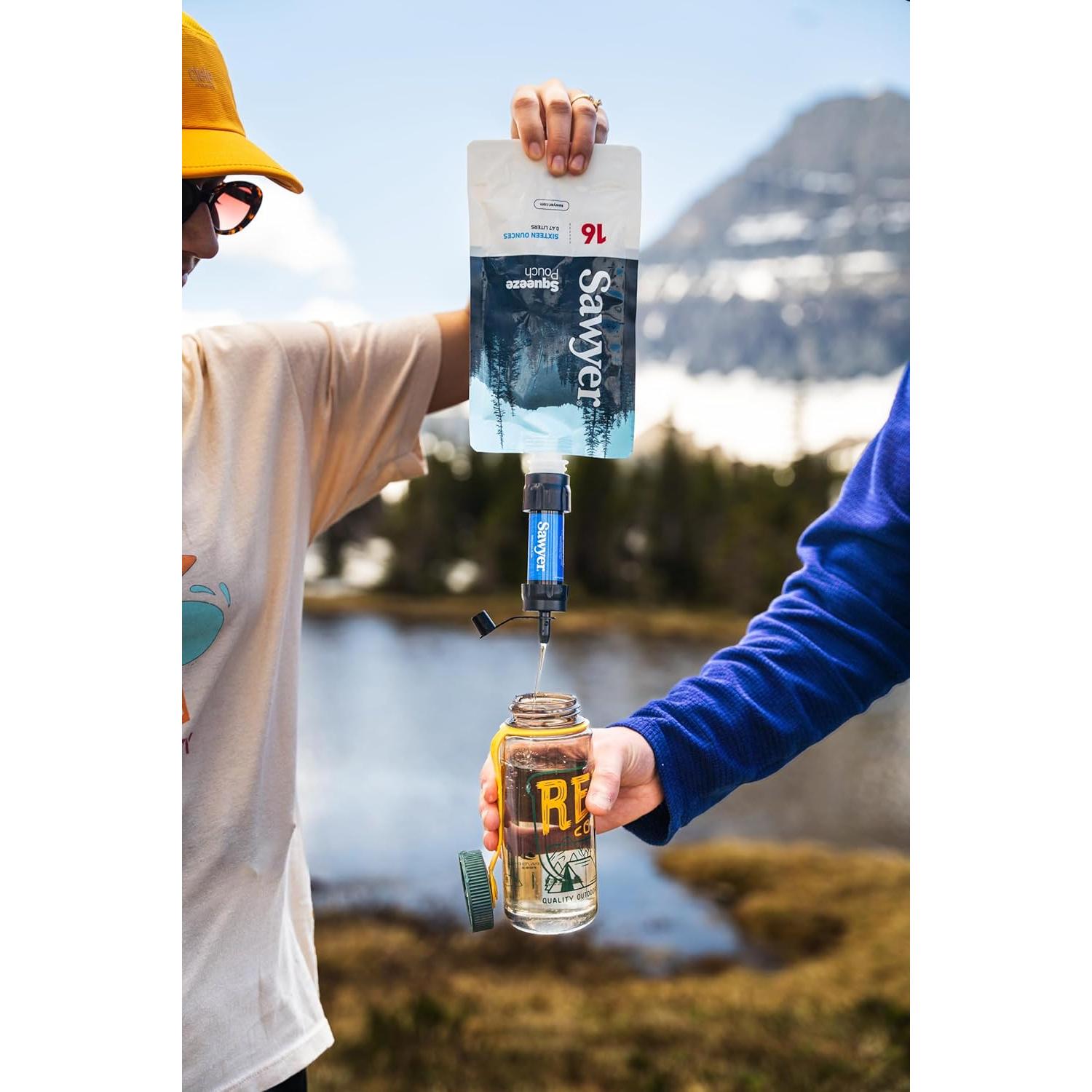 Filtro de Agua Mini Sawyer + Repelente Picaridin 20%