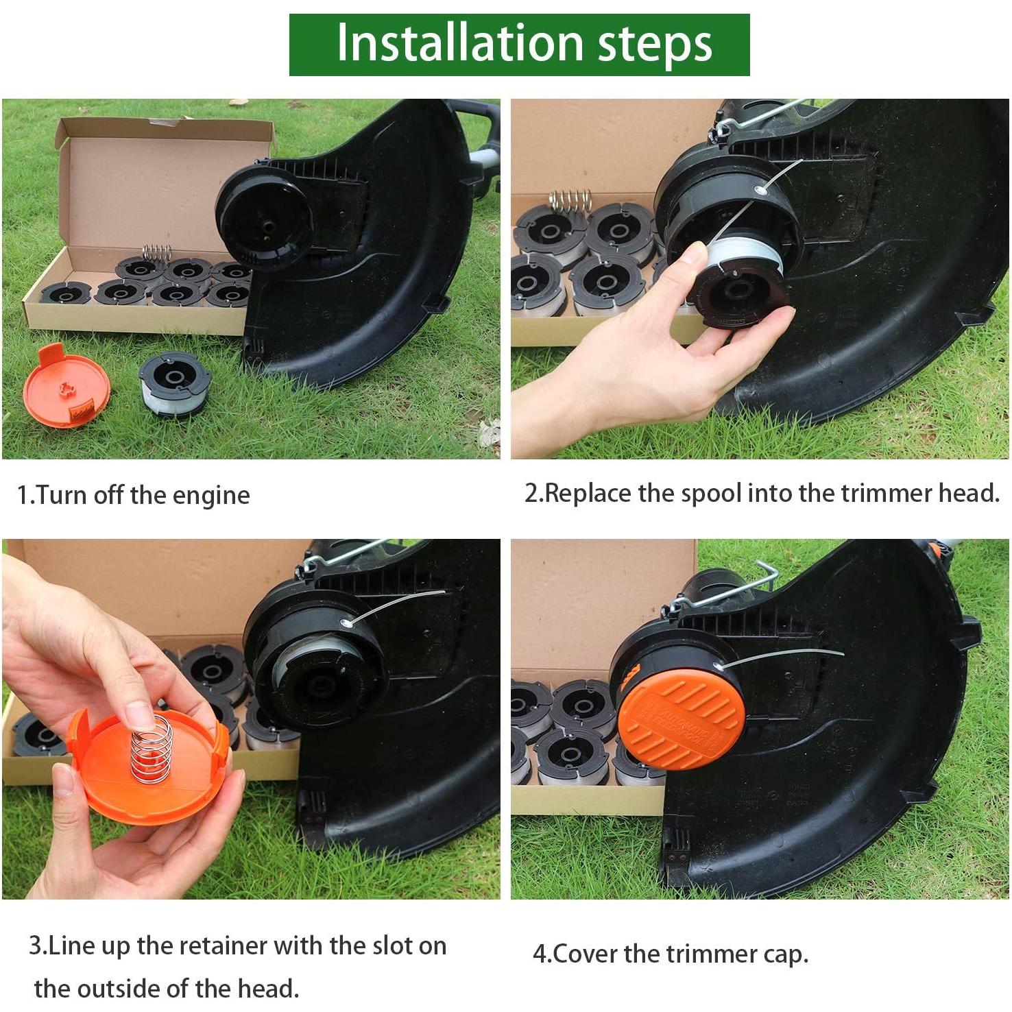 Carretes de Reemplazo YDSL para Desmalezadora Black & Decker AF-100