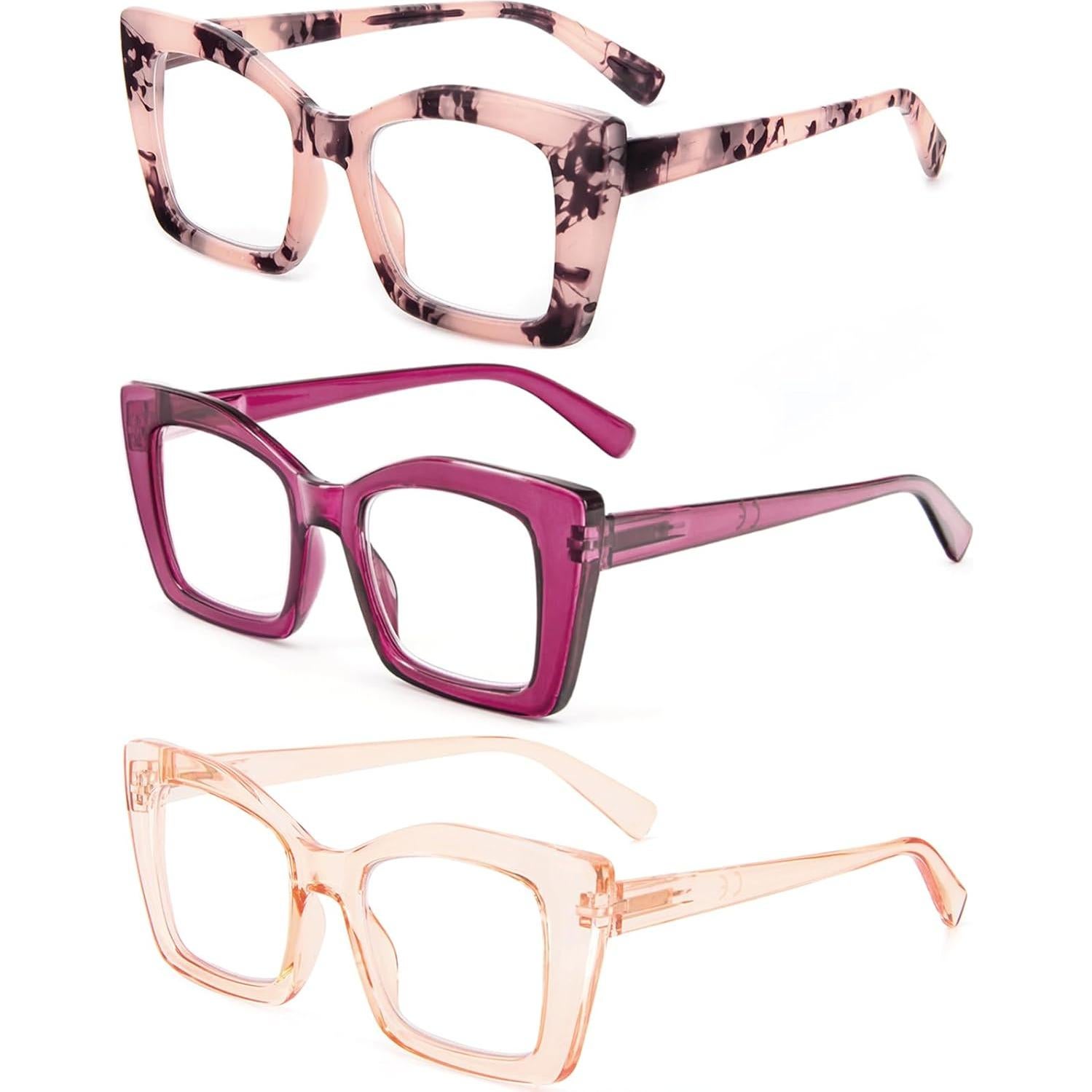 Gafas de Lectura REAVEE Estilo Oprah Anti Luz Azul 50mm