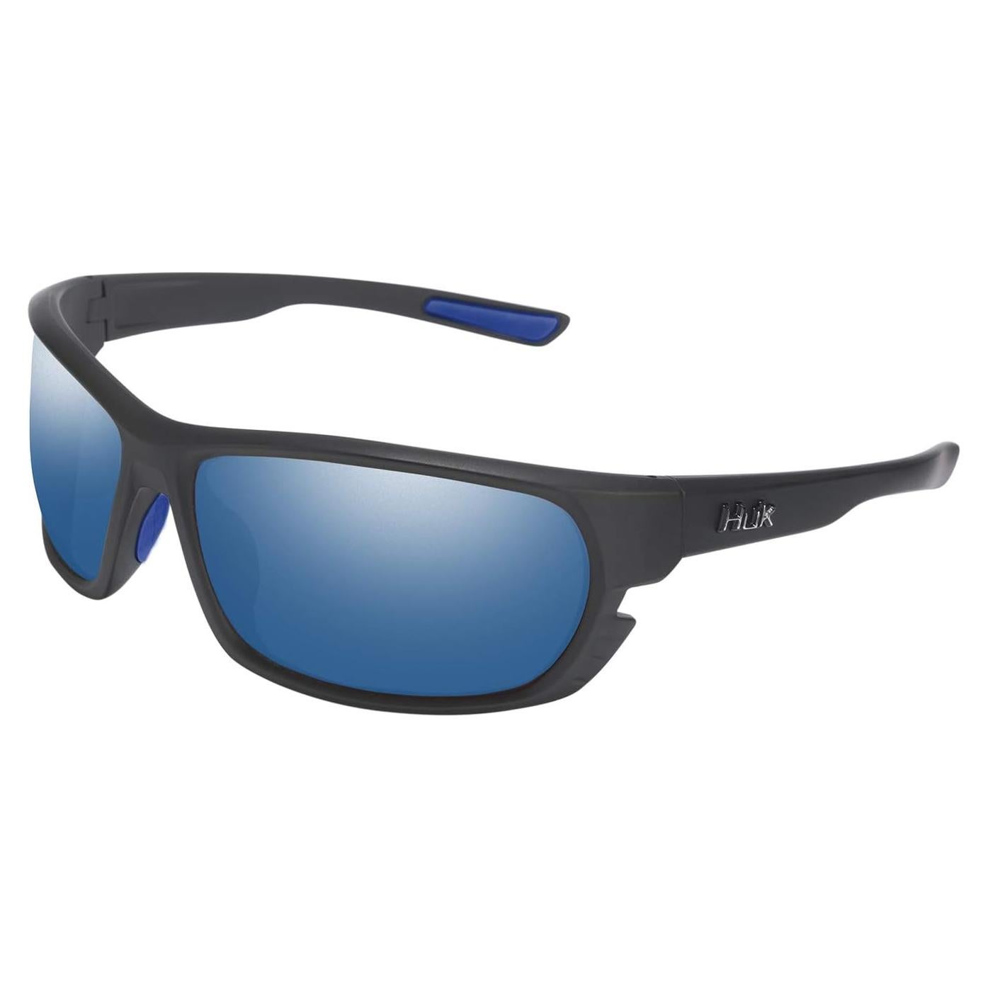 HUK Sunglasses, Polarized Lens Eyewear with Performance Frames, Fishing, Sports & Outdoors Sunglasses