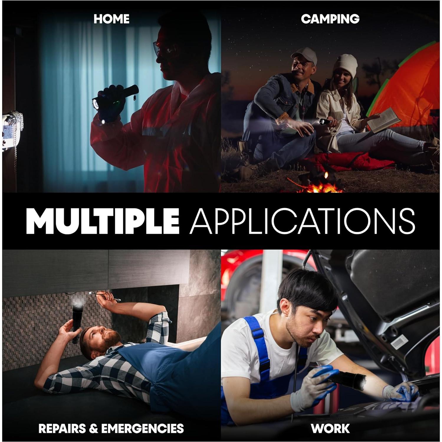 Linterna LED Recargable NL Brands A2 20,000 Lúmenes IPX7