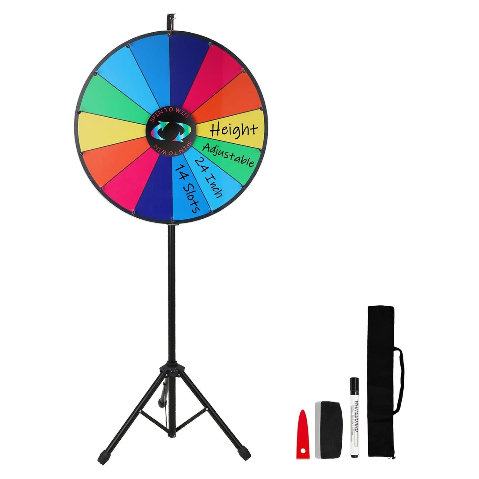 Rueda de Premios 24" HC Display con Soporte Ajustable