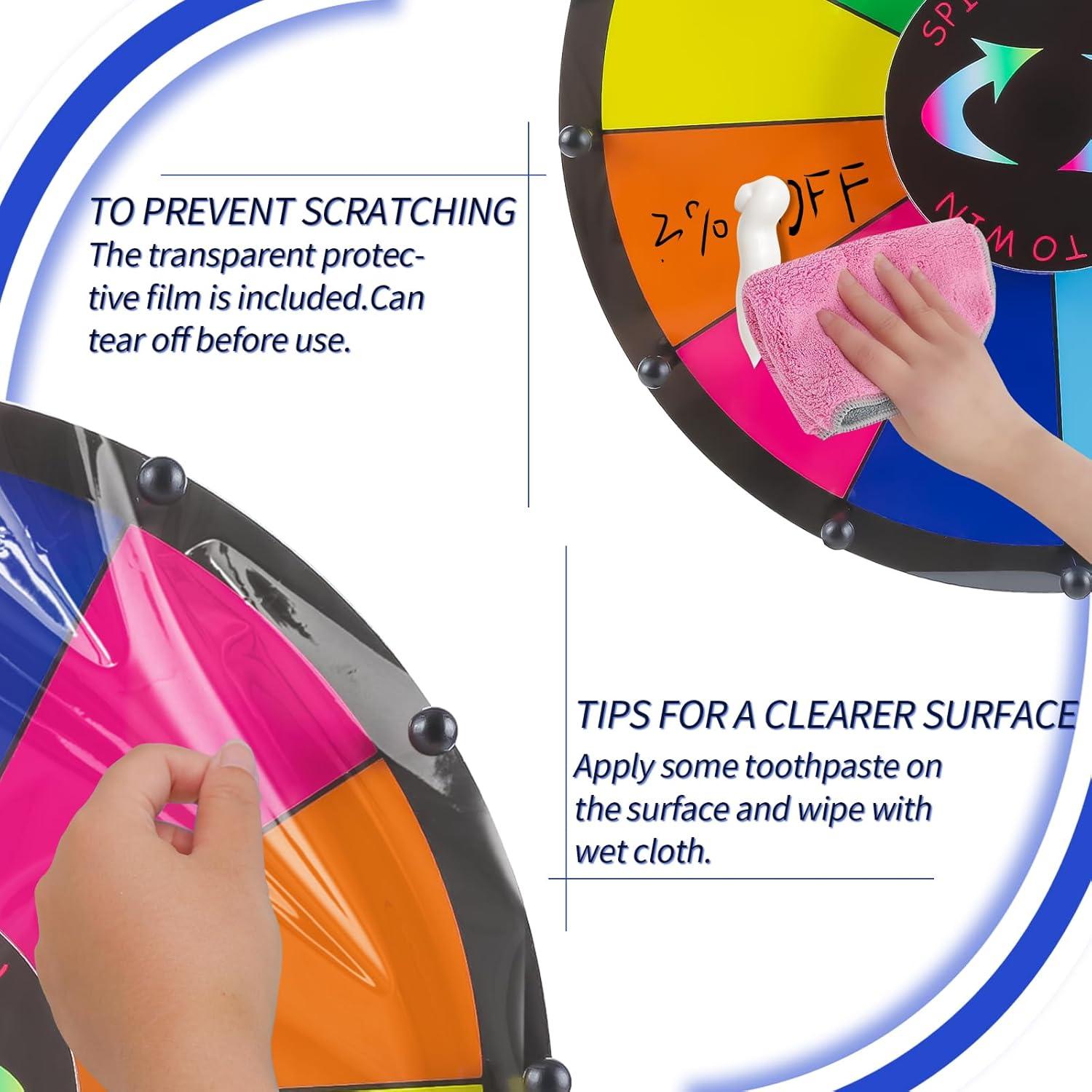 Rueda de Premios 24" HC Display con Soporte Ajustable