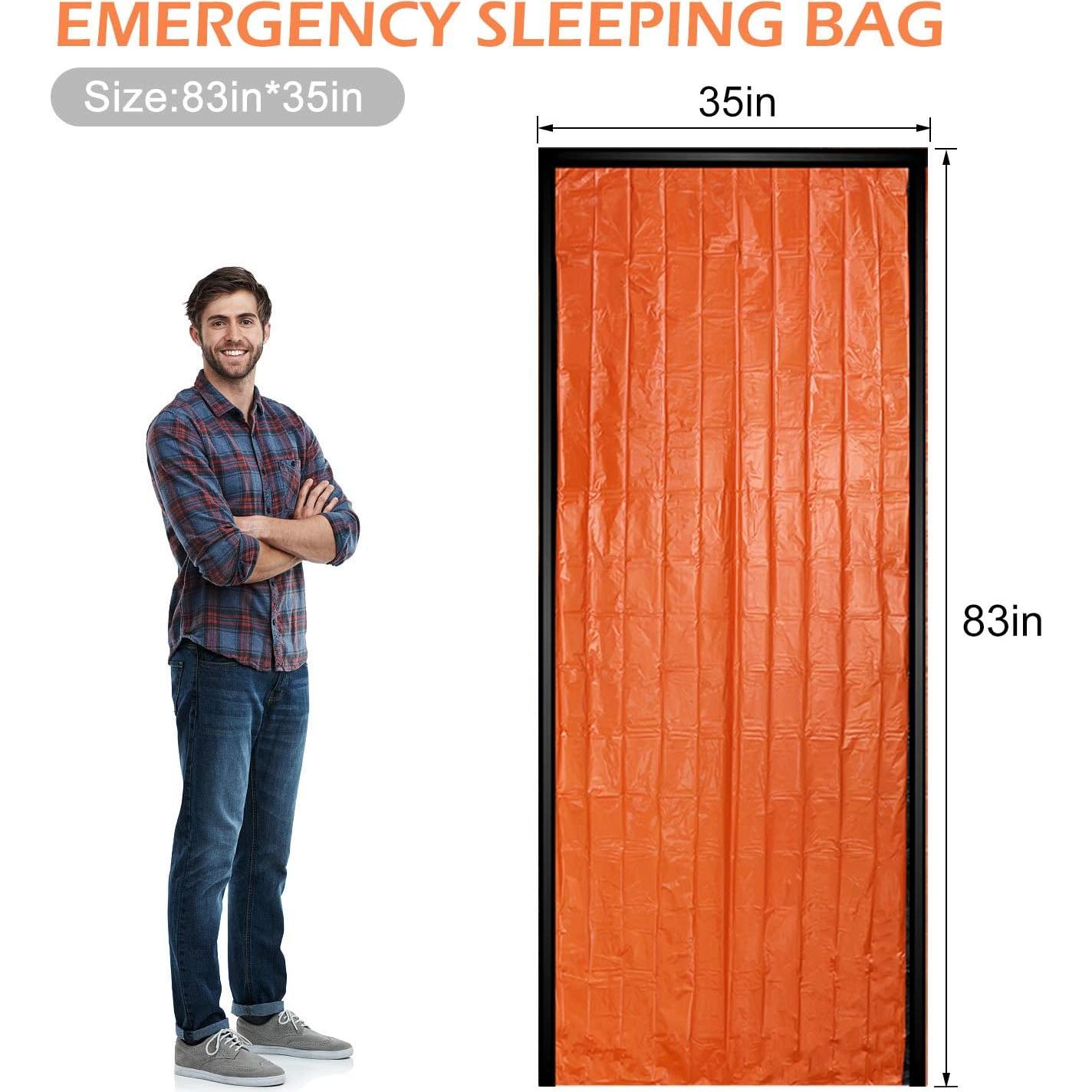 Saco de Dormir de Emergencia DIBBATU 2/4/6/8 Unidades