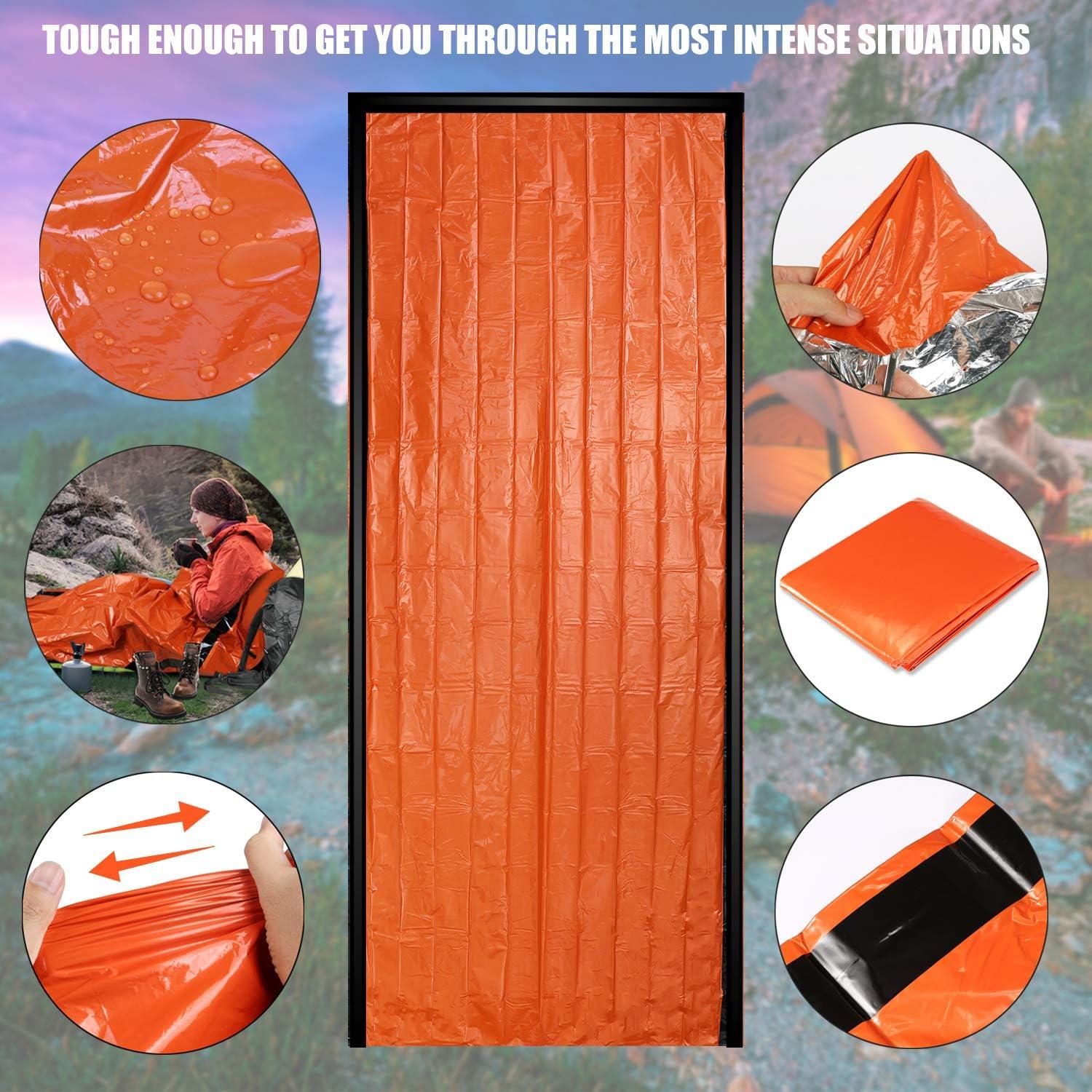 Saco de Dormir de Emergencia DIBBATU 2/4/6/8 Unidades