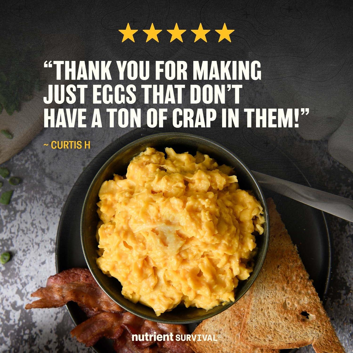 Mezcla de Huevos en Polvo Nutrient Survival 70 Huevos 33 Nutrientes