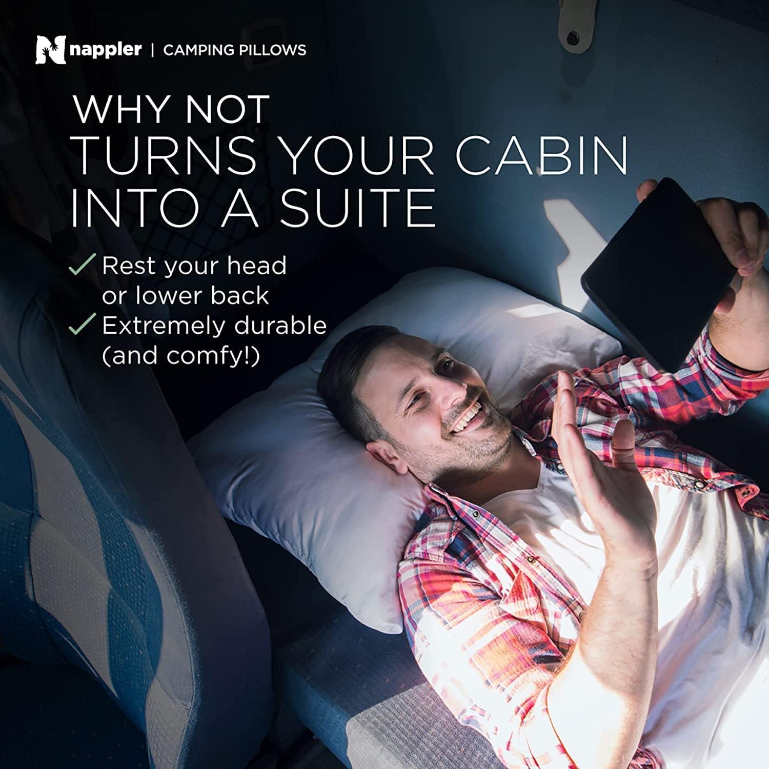 Almohada de Espuma de Memoria Nappler NC - Viaje y Camping