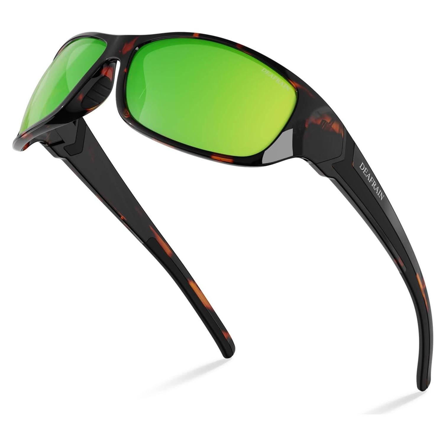 Polarized Sports Sunglasses for Men Women Driving Fishing Cycling Running UV Protection