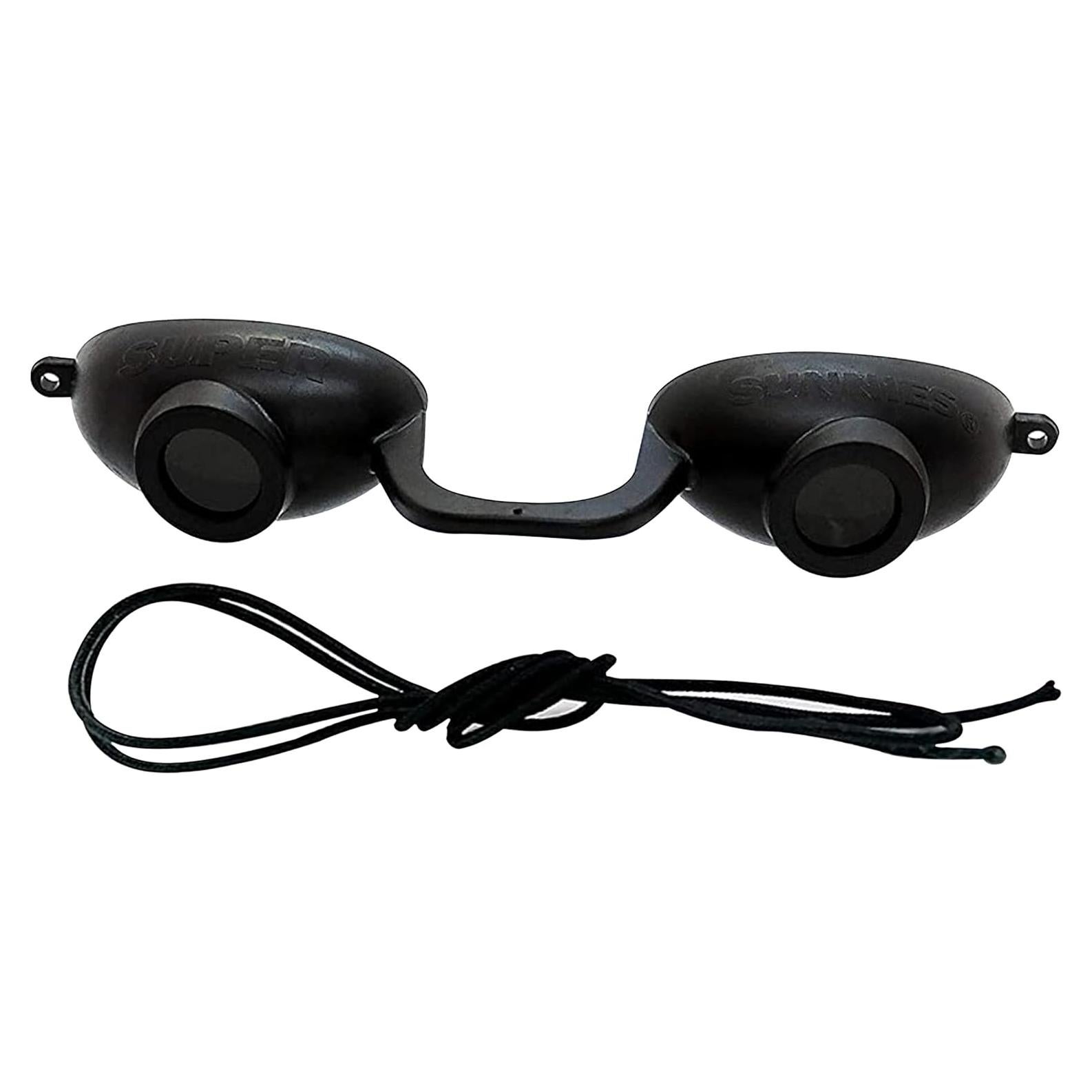 Gafas de Bronceado Super Sunnies Evo Flex UV Protección Negra