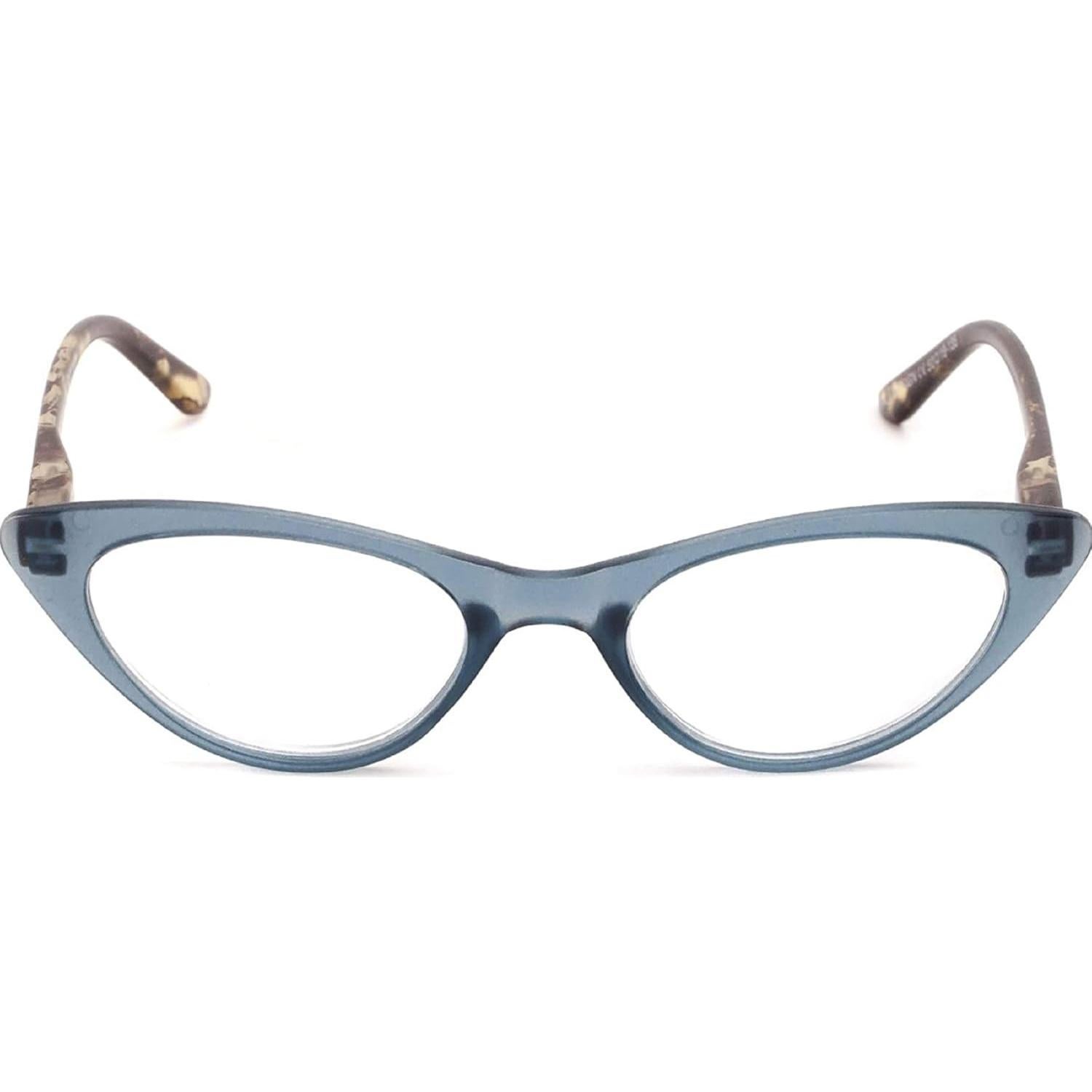 Gafas de Lectura Cat's Meow para Mujeres 1.00 Azul Vintage