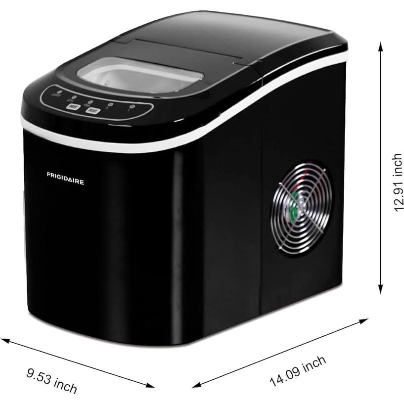 Máquina de Hielo Frigidaire EFIC101 Negra 11.79 kg Portátil