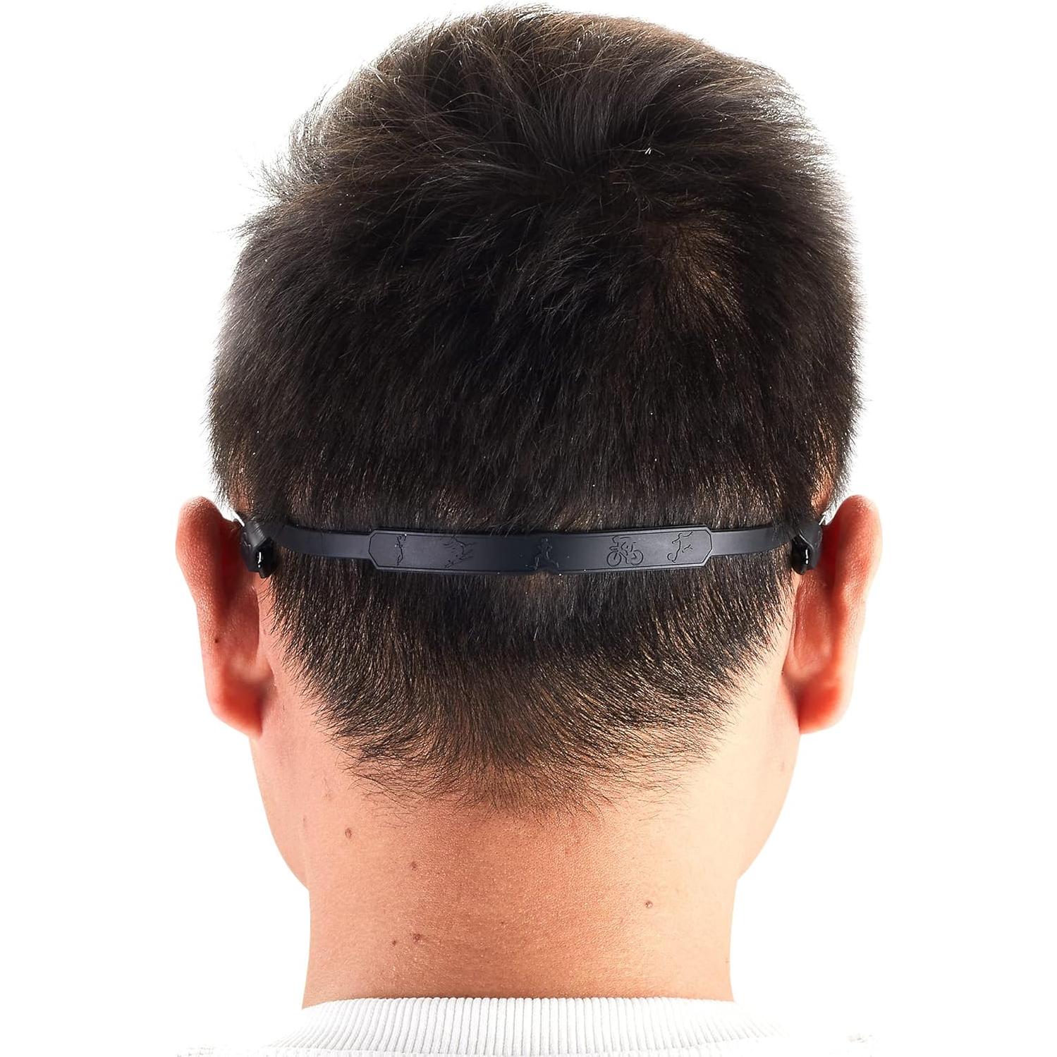 Correa para Gafas lvvfit Silicona Antideslizante 4pcs Negro