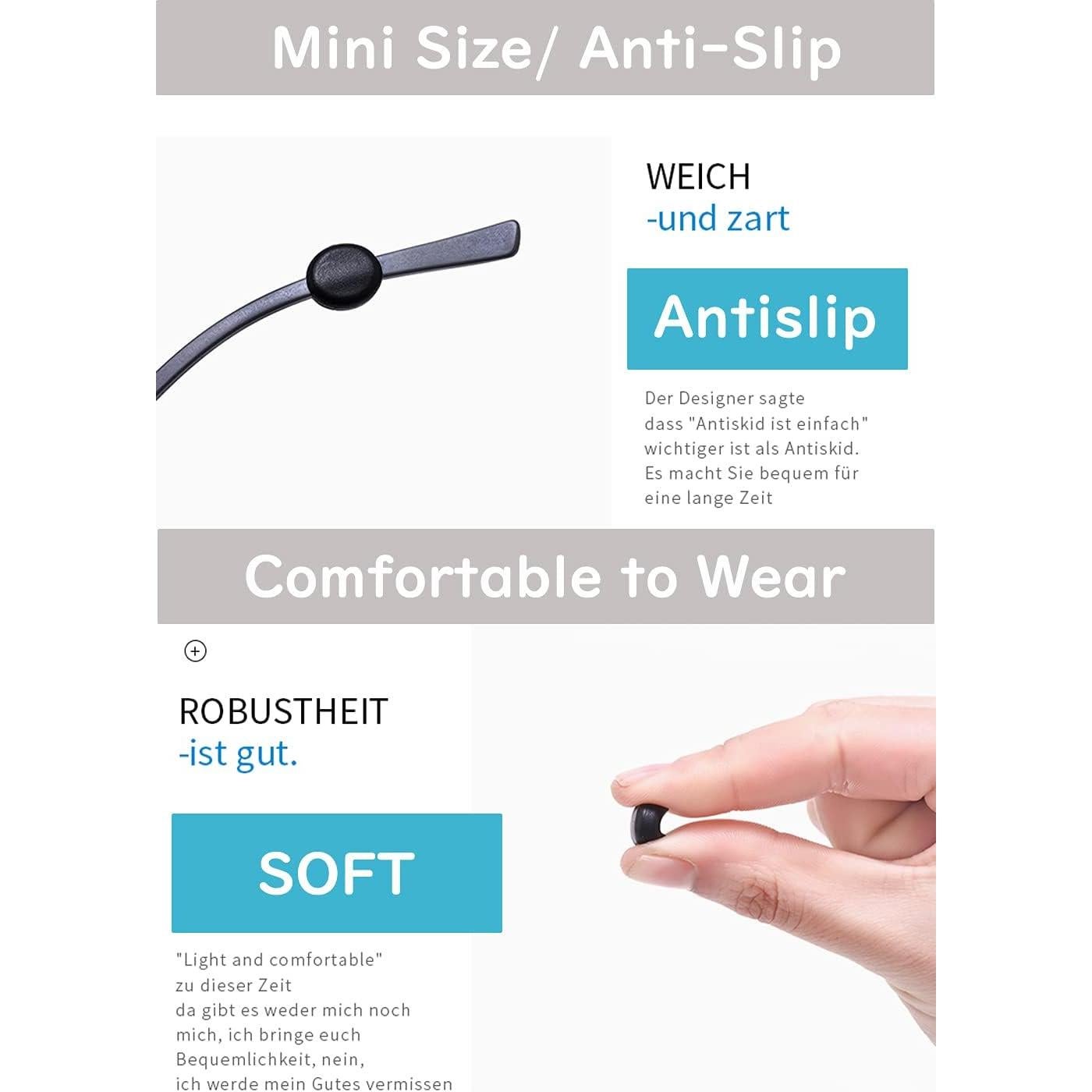 Agarraderas de Templo OPUGIT Silicona Antideslizantes 10 Pares