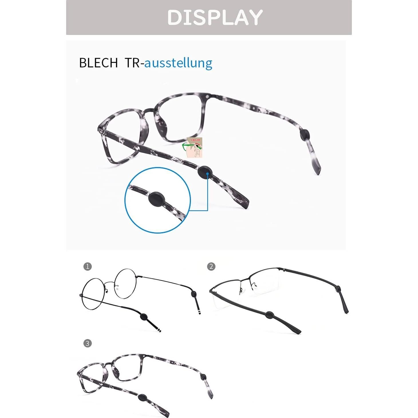 Agarraderas de Templo OPUGIT Silicona Antideslizantes 10 Pares