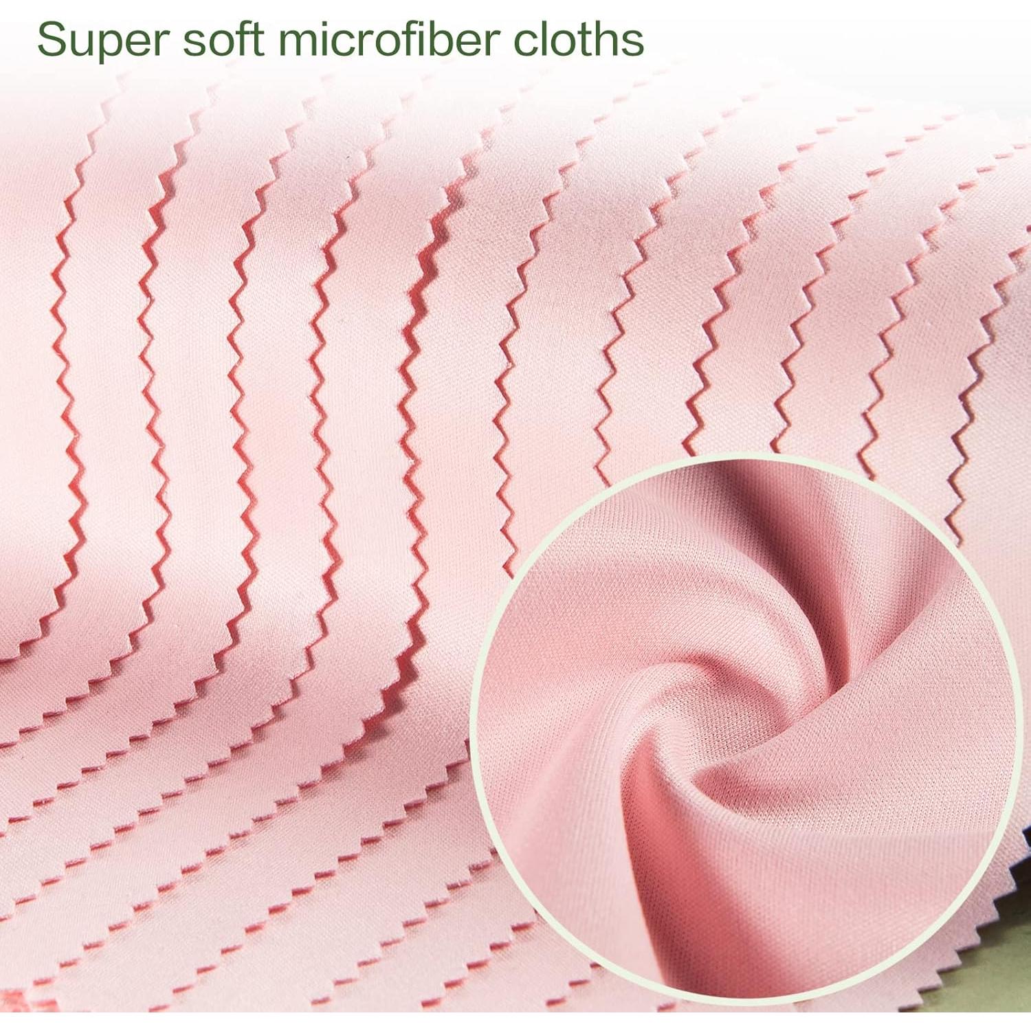 Paño de limpieza de gafas TRIUMPH VISION 12 unidades 13x15 cm Rosa