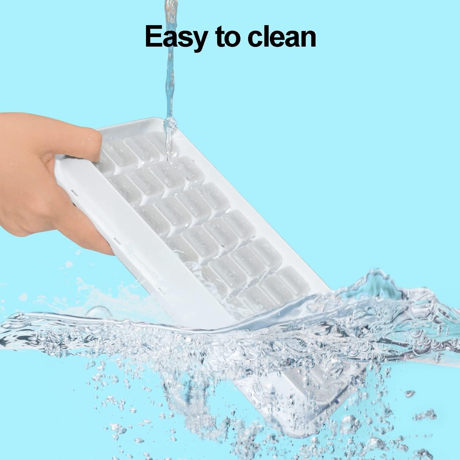 Bandeja de Hielo QUELIEN Azul con Tapa y Contenedor