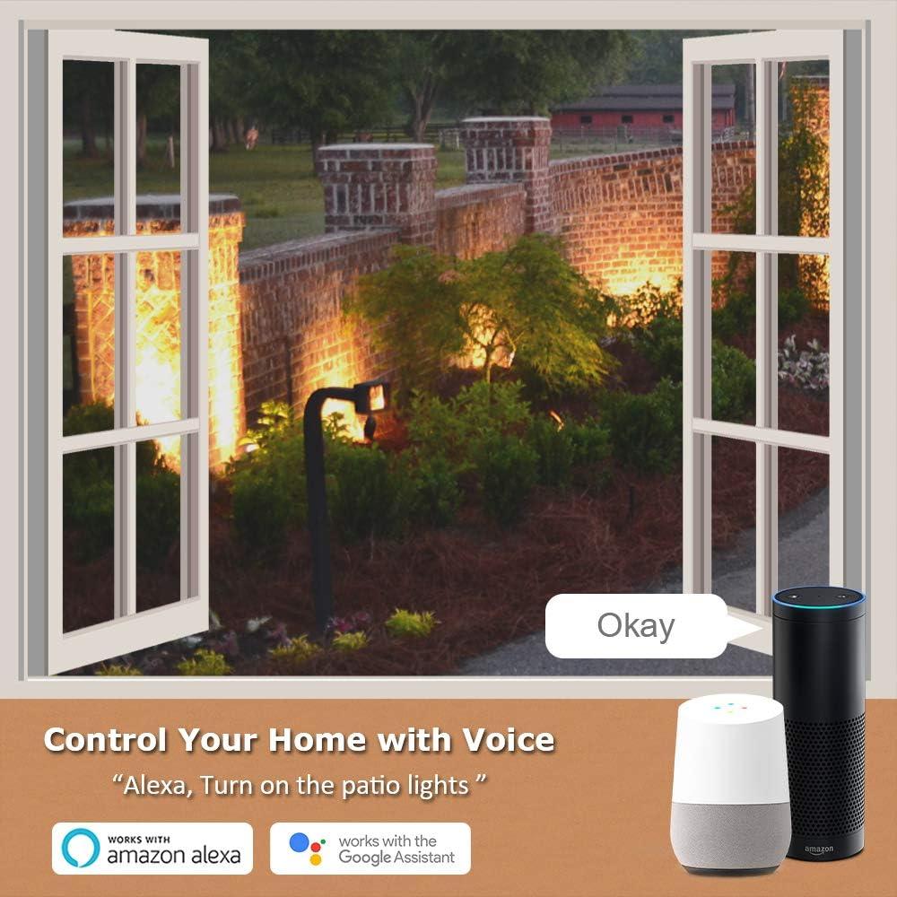 Enchufe Inteligente TESSAN IP44 3 Tomas Control WiFi