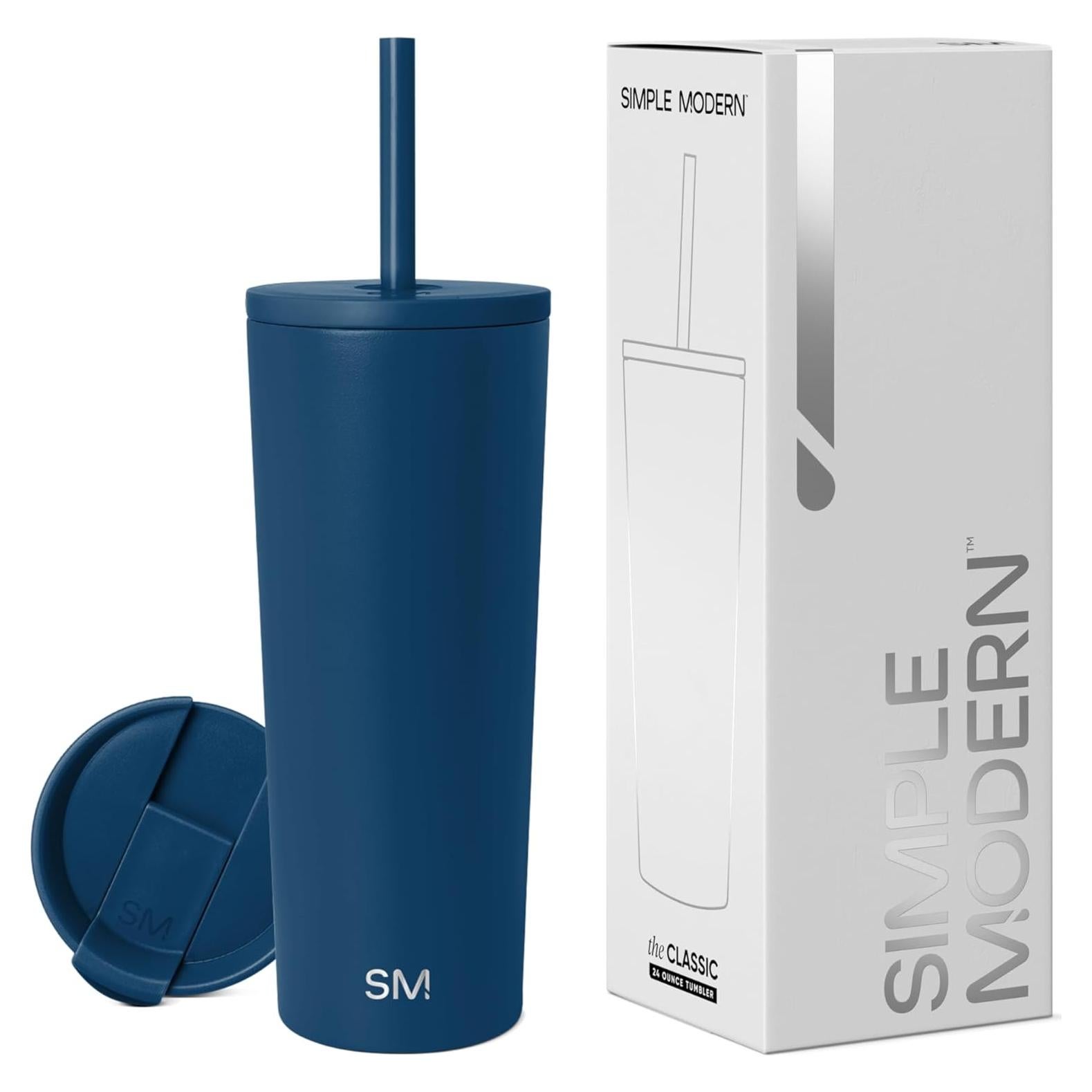 Vaso Aislado Simple Modern 24oz con Tapa y Popote Slumberland