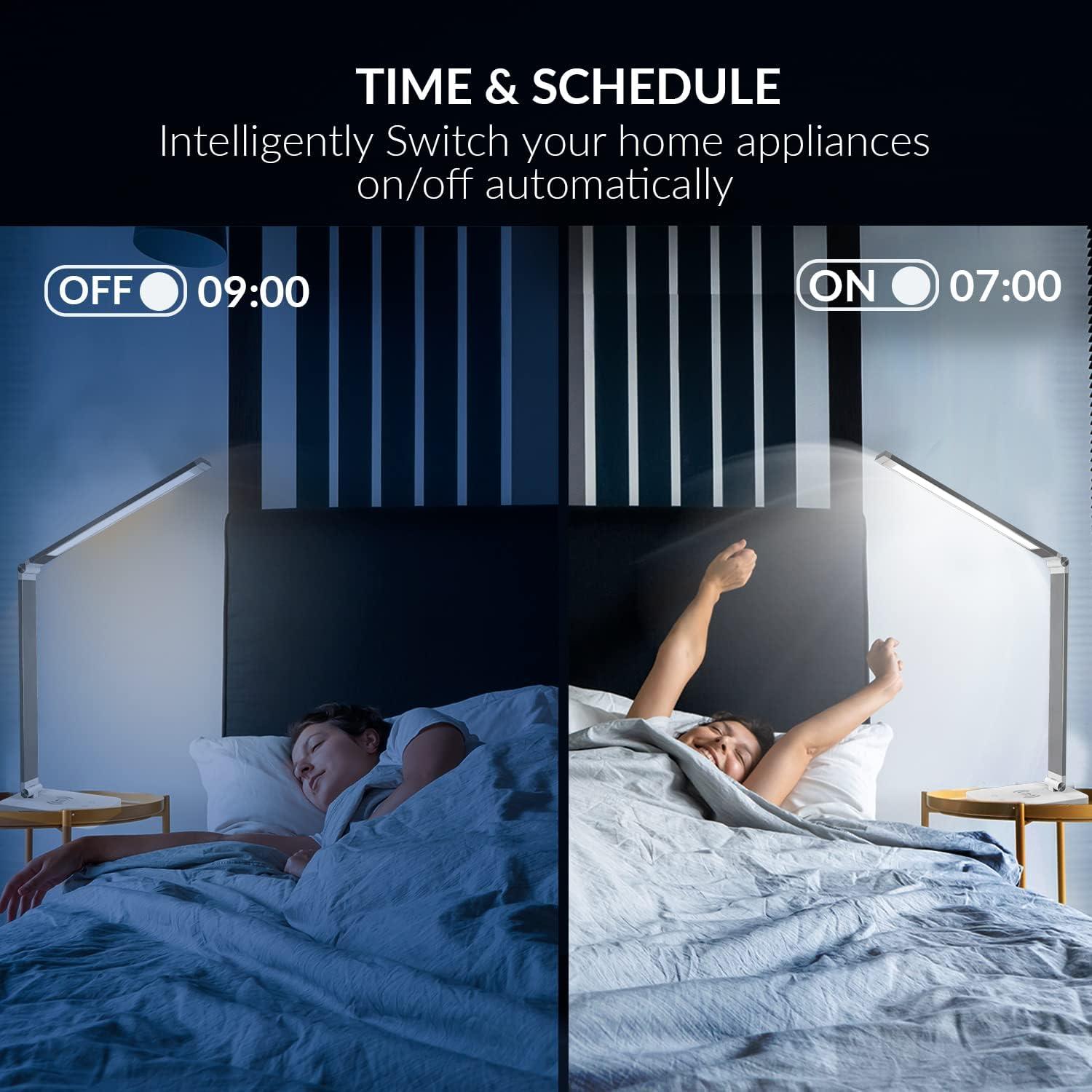 Enchufe Inteligente Wi-Fi WBM PG-07, 4 Piezas, Control Voz