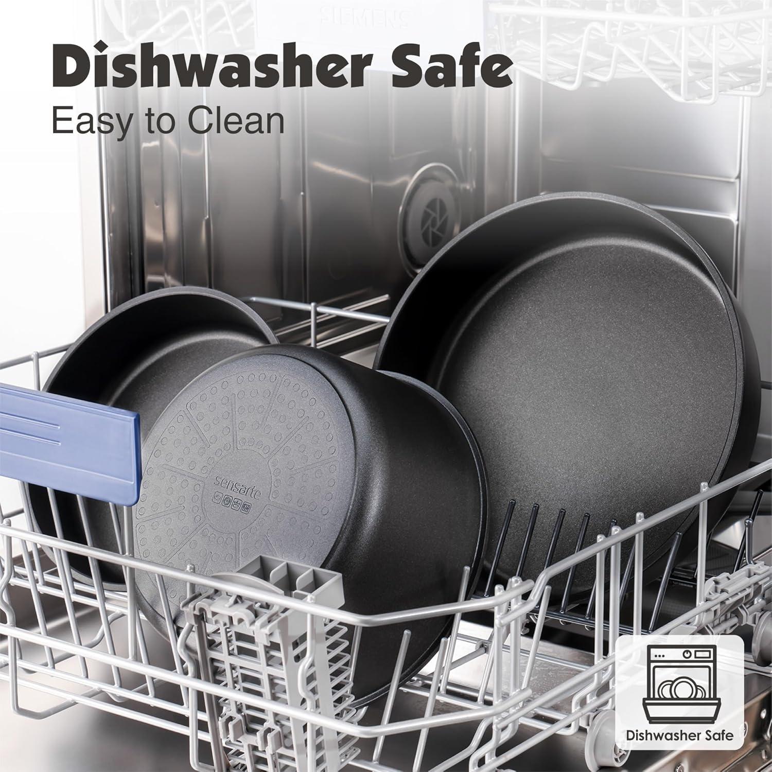 Juego de Ollas y Sartenes SENSARTE 24 Piezas Antiadherentes