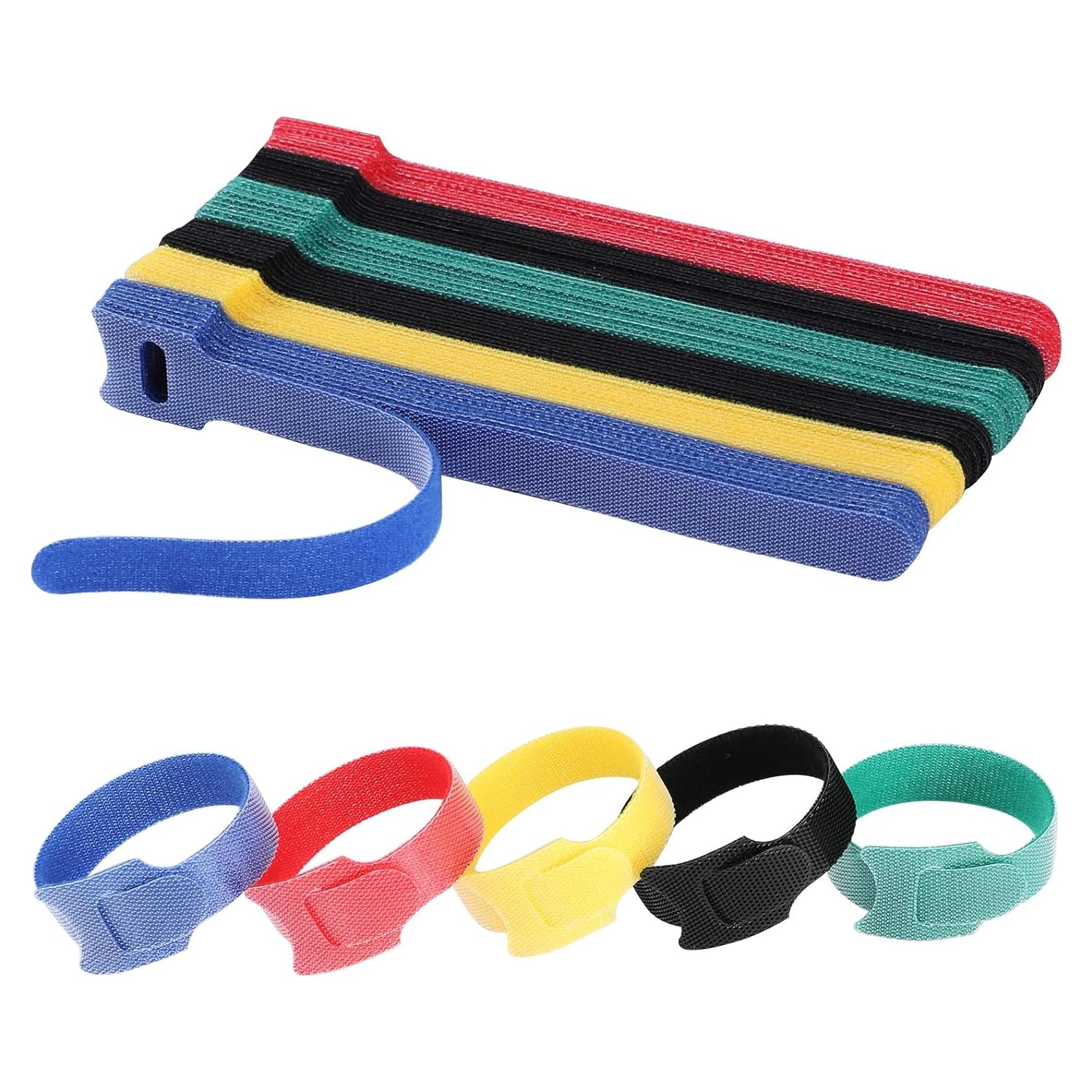 120 Bridas Reutilizables Mvyc 15,24 cm Organizador de Cables