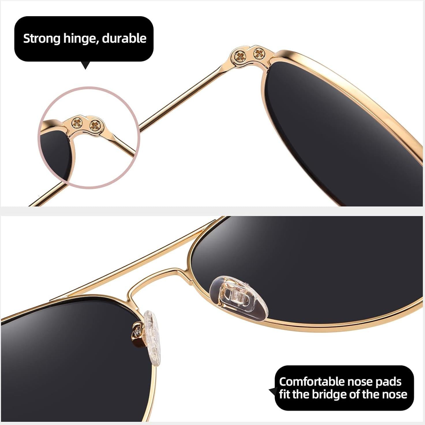 Gafas de sol MEETSUN Aviador Polarizadas UV400 Unisex