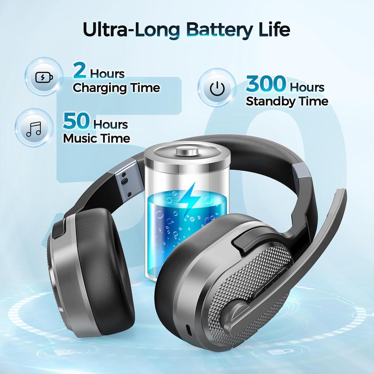 Auriculares Bluetooth COSMUSIS BH654A con Micrófono y 50h