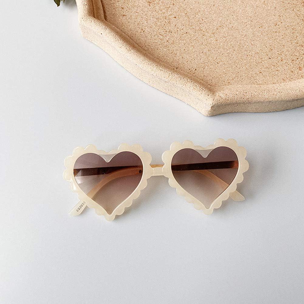 Gafas de sol corazón para niños UV400 - Beige - 1 a 8 años