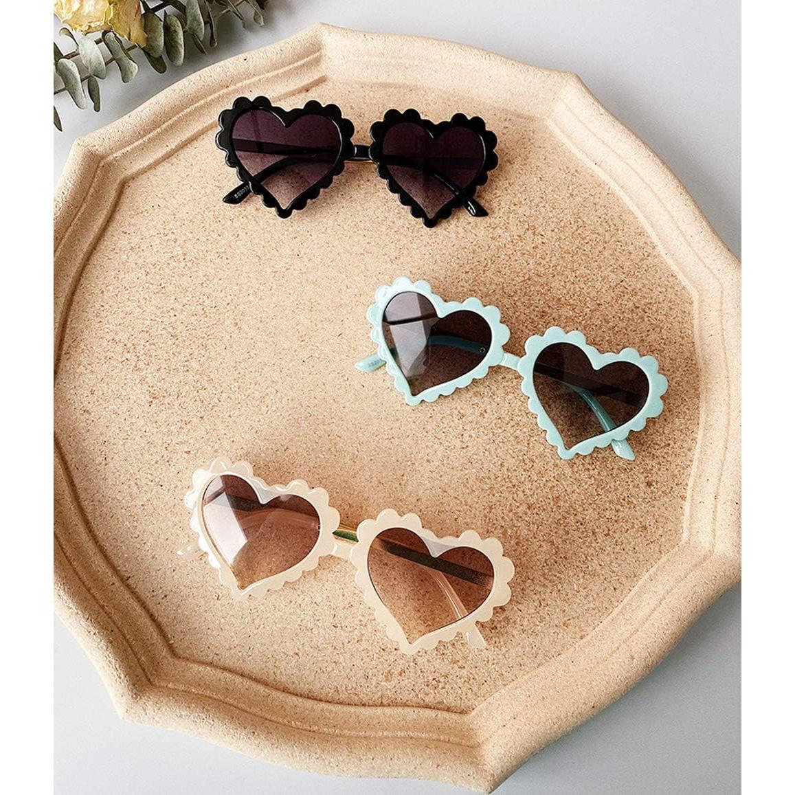 Gafas de sol corazón para niños UV400 - Beige - 1 a 8 años