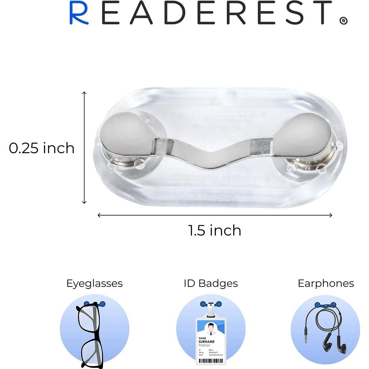 Soporte Magnético para Gafas ReadeREST - Acero Inoxidable