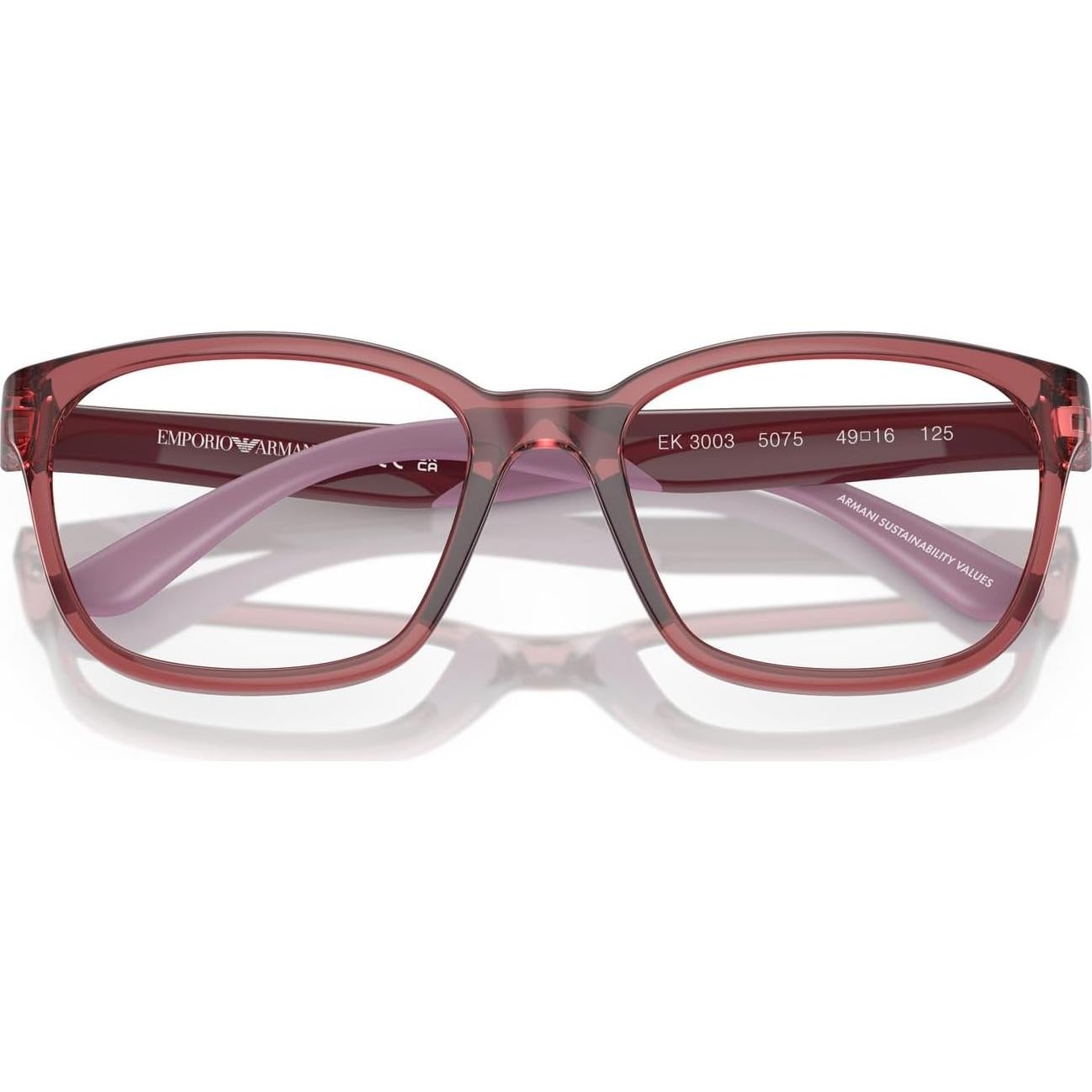 Gafas de sol EK3003 Emporio Armani para niñas rojas
