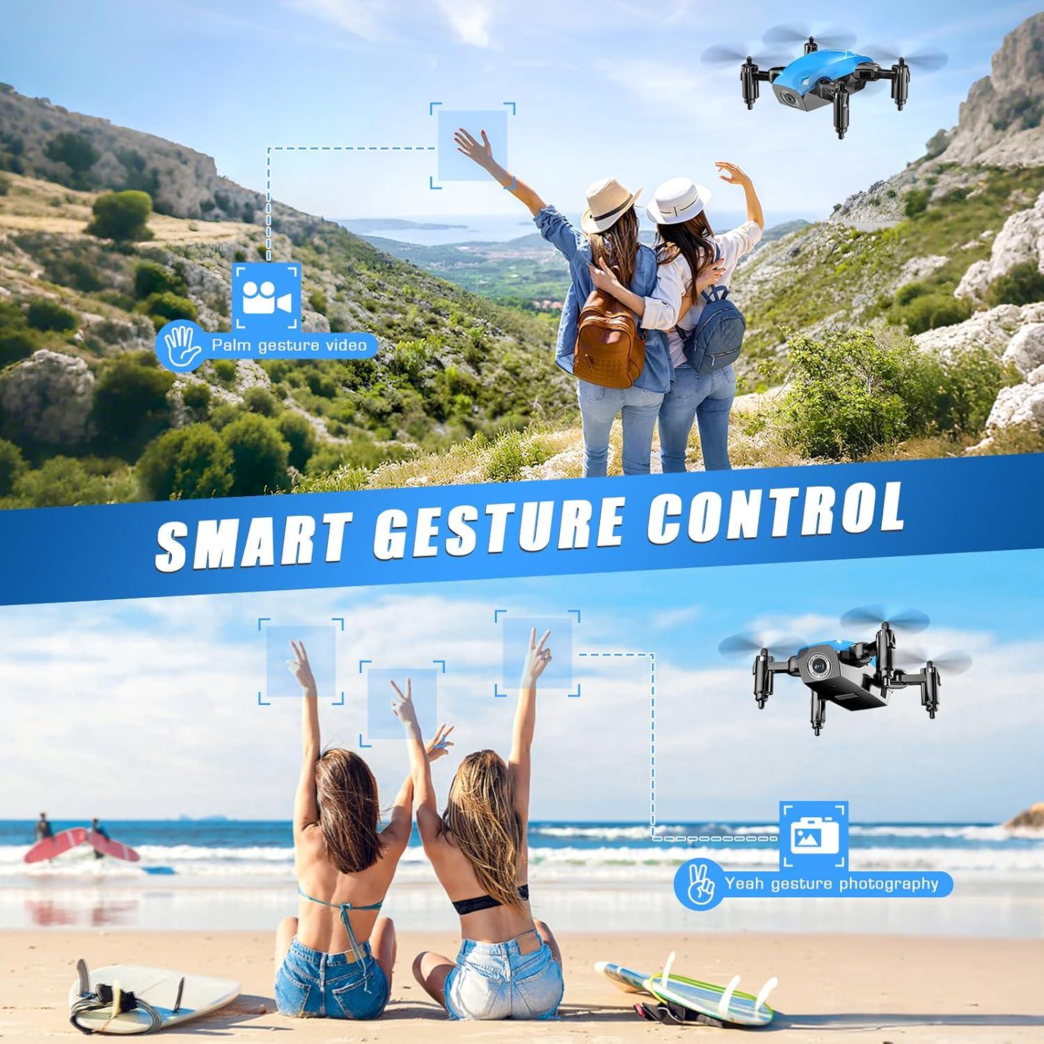 Mini Drone SUMEAUT S9 con Cámara 720P y Control por Voz