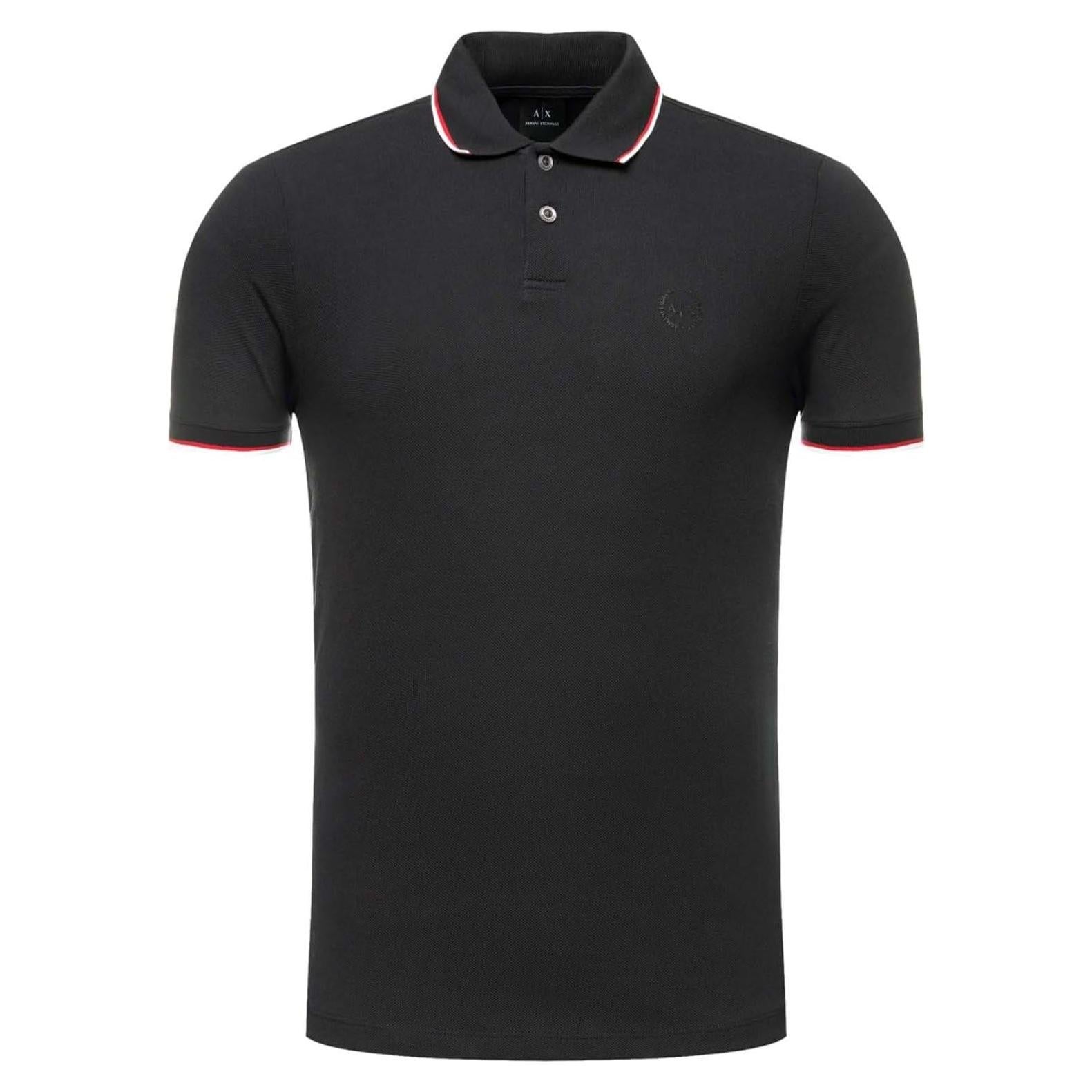 Polo de Jersey A|X Armani Exchange Hombre Azul Marino XXL