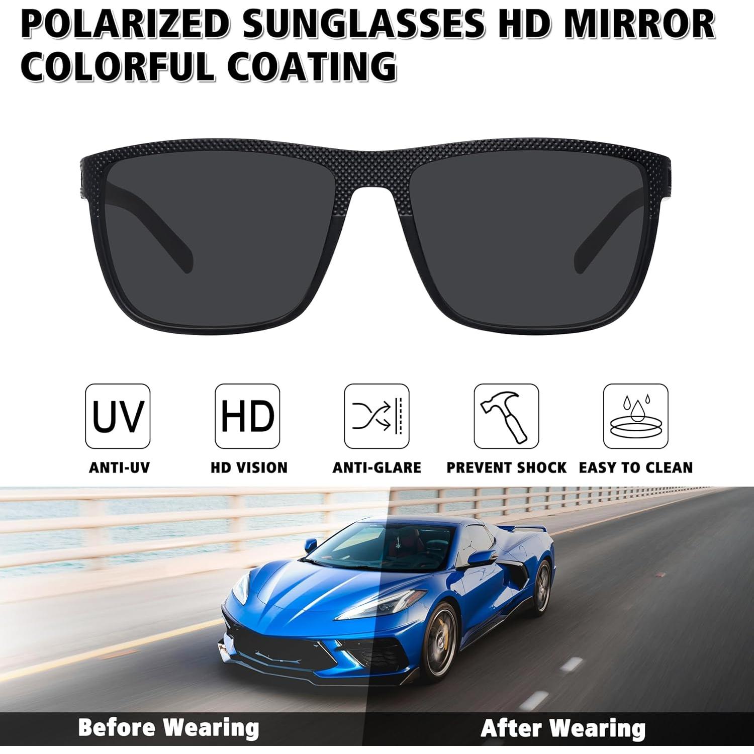 Gafas de sol polarizadas STORYCOAST unisex UV400 deportivas