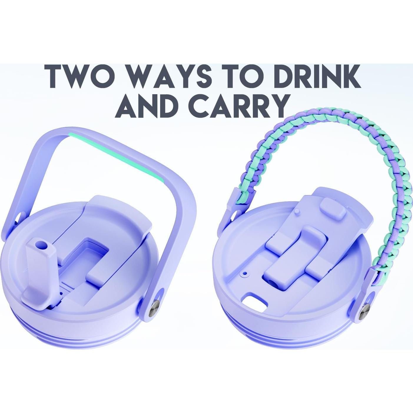 Botella de Agua Meoky 1.89 L Aislada con Pajilla Fairyland