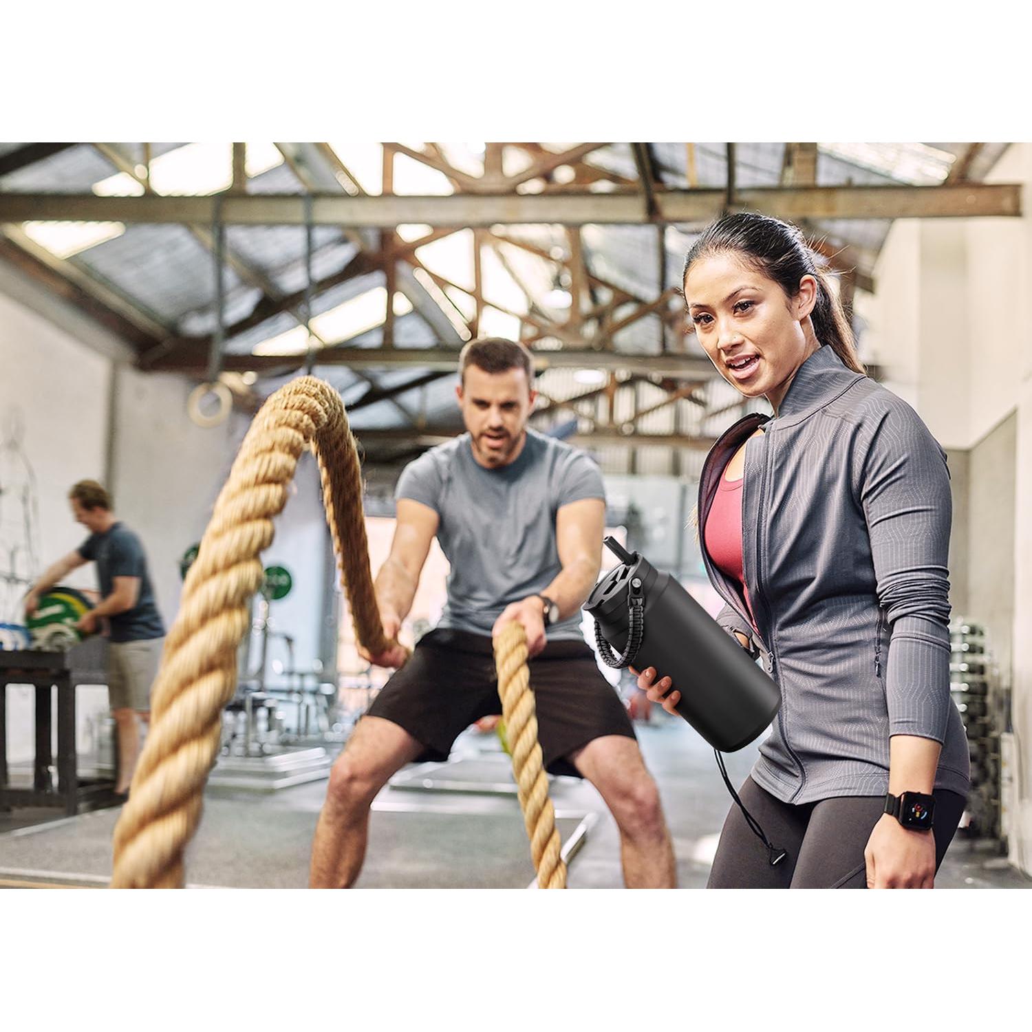 Botella de Agua Meoky 1.89 L Aislada con Pajilla Fairyland