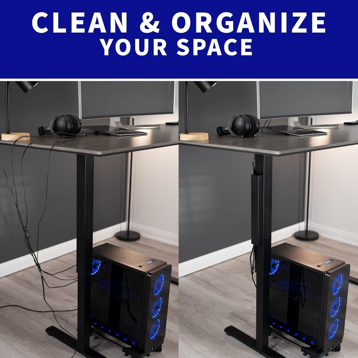 Canal de Cables Magnético VIVO DESK-AC01-1MB Negro 35 cm