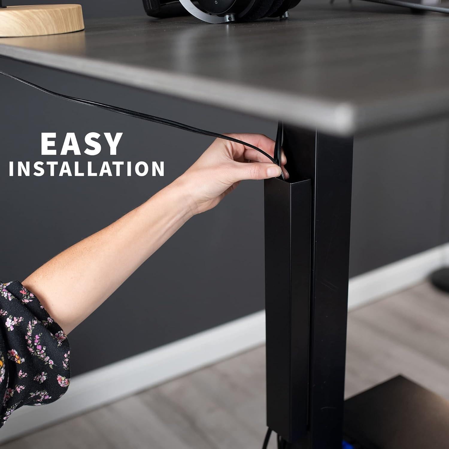 Canal de Cables Magnético VIVO DESK-AC01-1MB Negro 35 cm