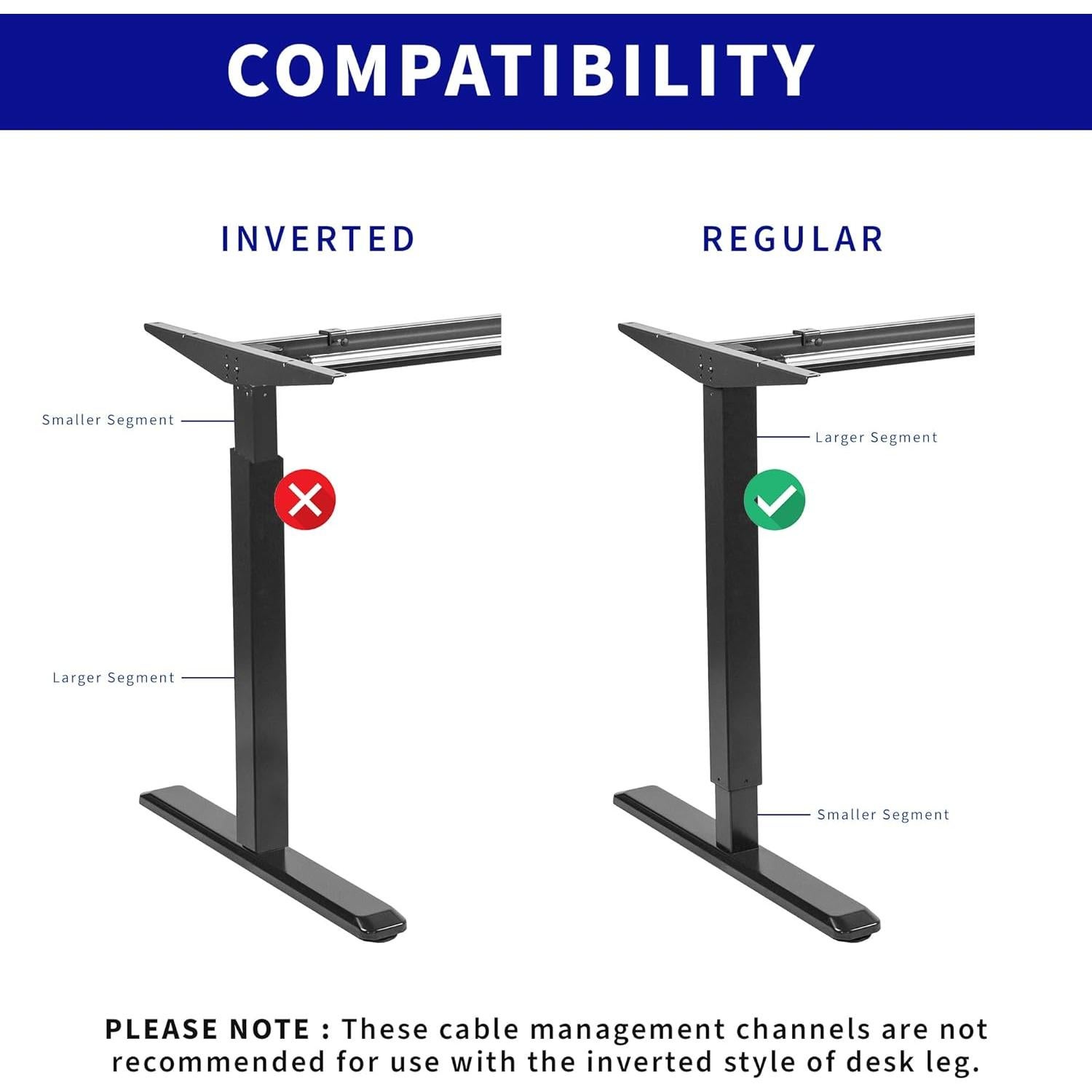 Canal de Cables Magnético VIVO DESK-AC01-1MB Negro 35 cm