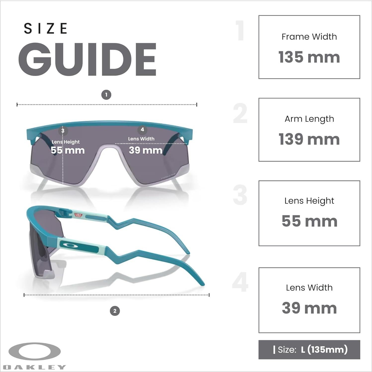 Gafas de sol Oakley BXTR OO9280 Unisex con Accesorios