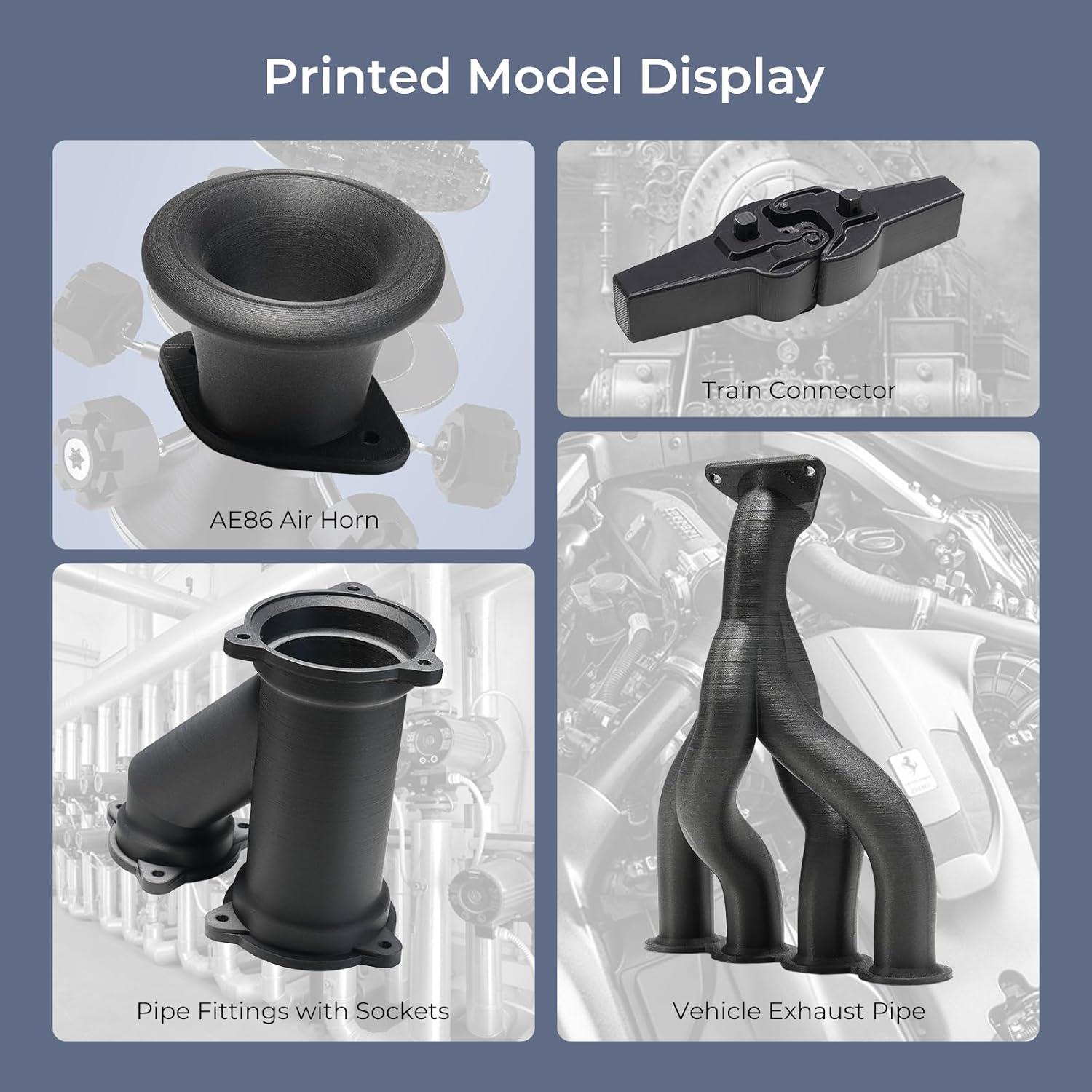 Filamento Fibra de Carbono Creality 1.75mm Amarillo Grisáceo