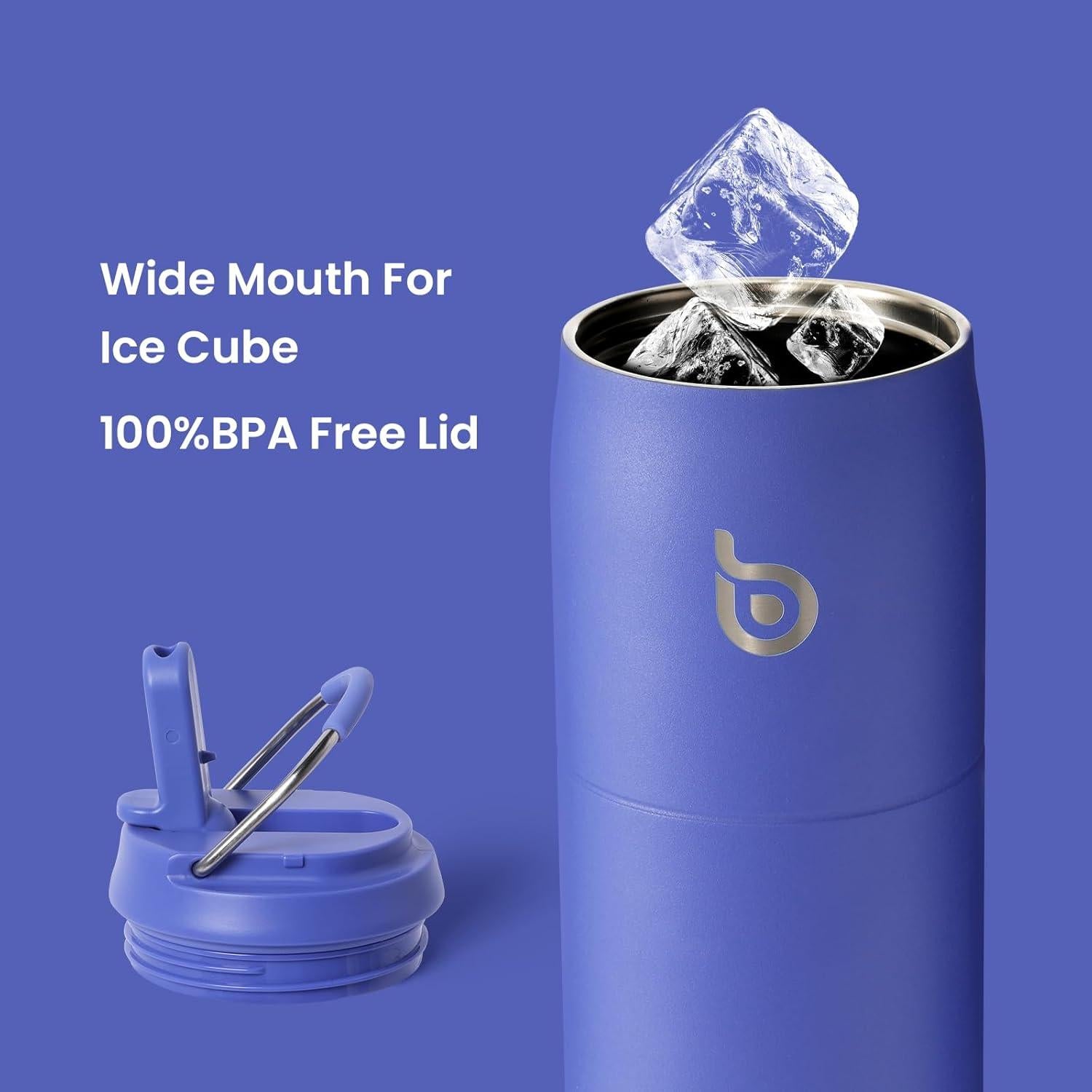 Botella de Acero Inoxidable BOTELLA BOTELLA 0.91L con Pajilla