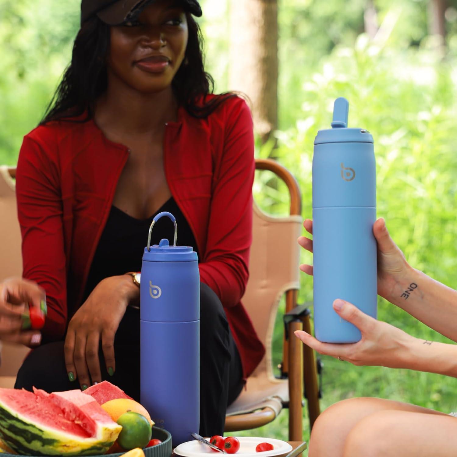 Botella de Acero Inoxidable BOTELLA BOTELLA 0.91L con Pajilla