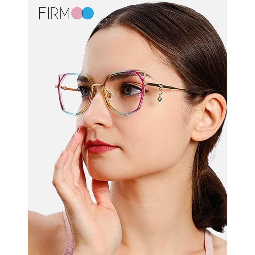 Gafas de luz azul Firmoo Cat Eye UV400 para mujeres